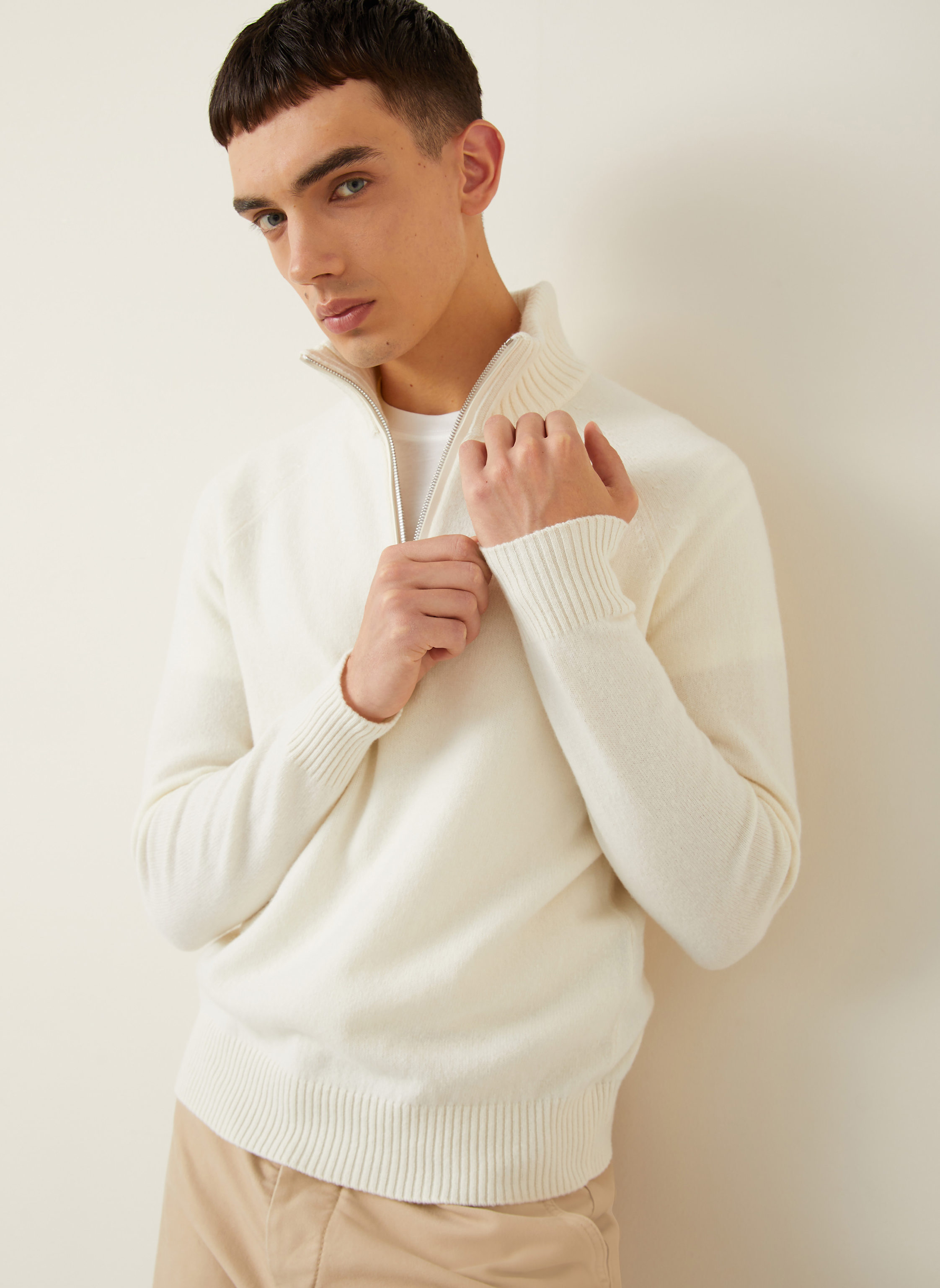 Thumbnail - Tom Ford Troyer Mit Cashmere weiss