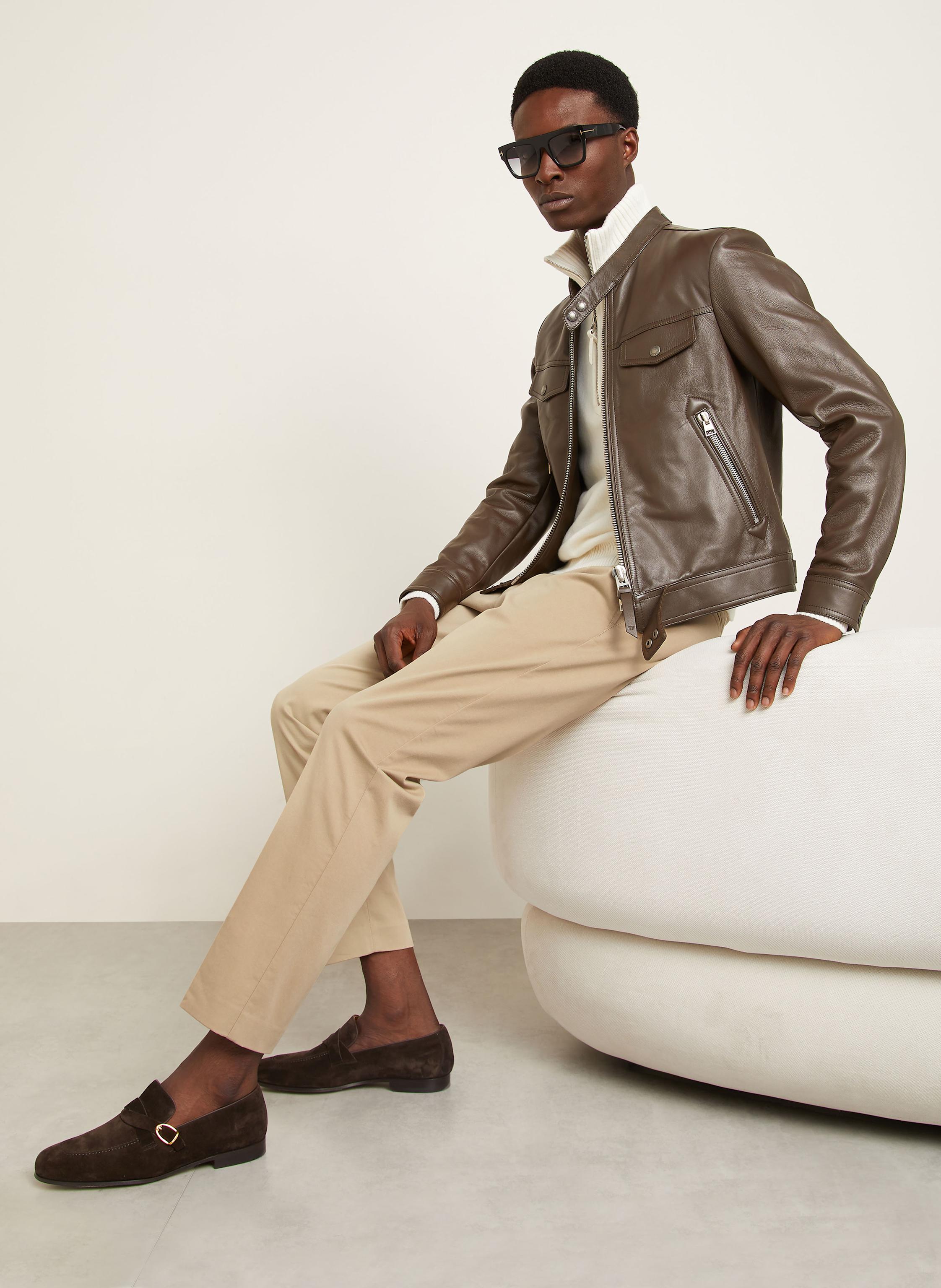 Thumbnail - Tom Ford Chino Extra Slim Fit beige