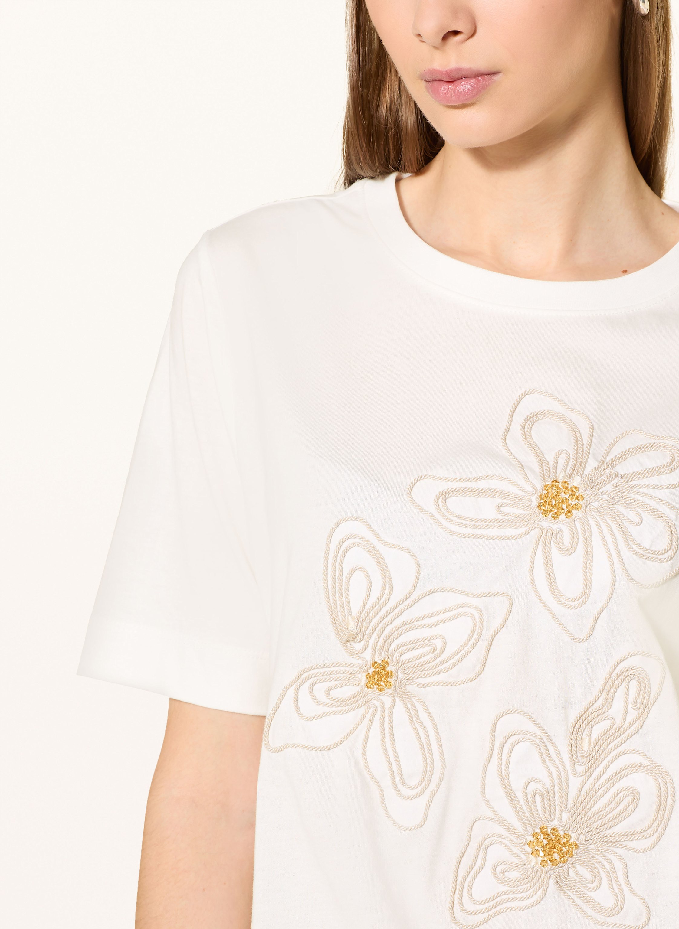 Thumbnail - Cartoon T-Shirt Mit Schmucksteinen weiss