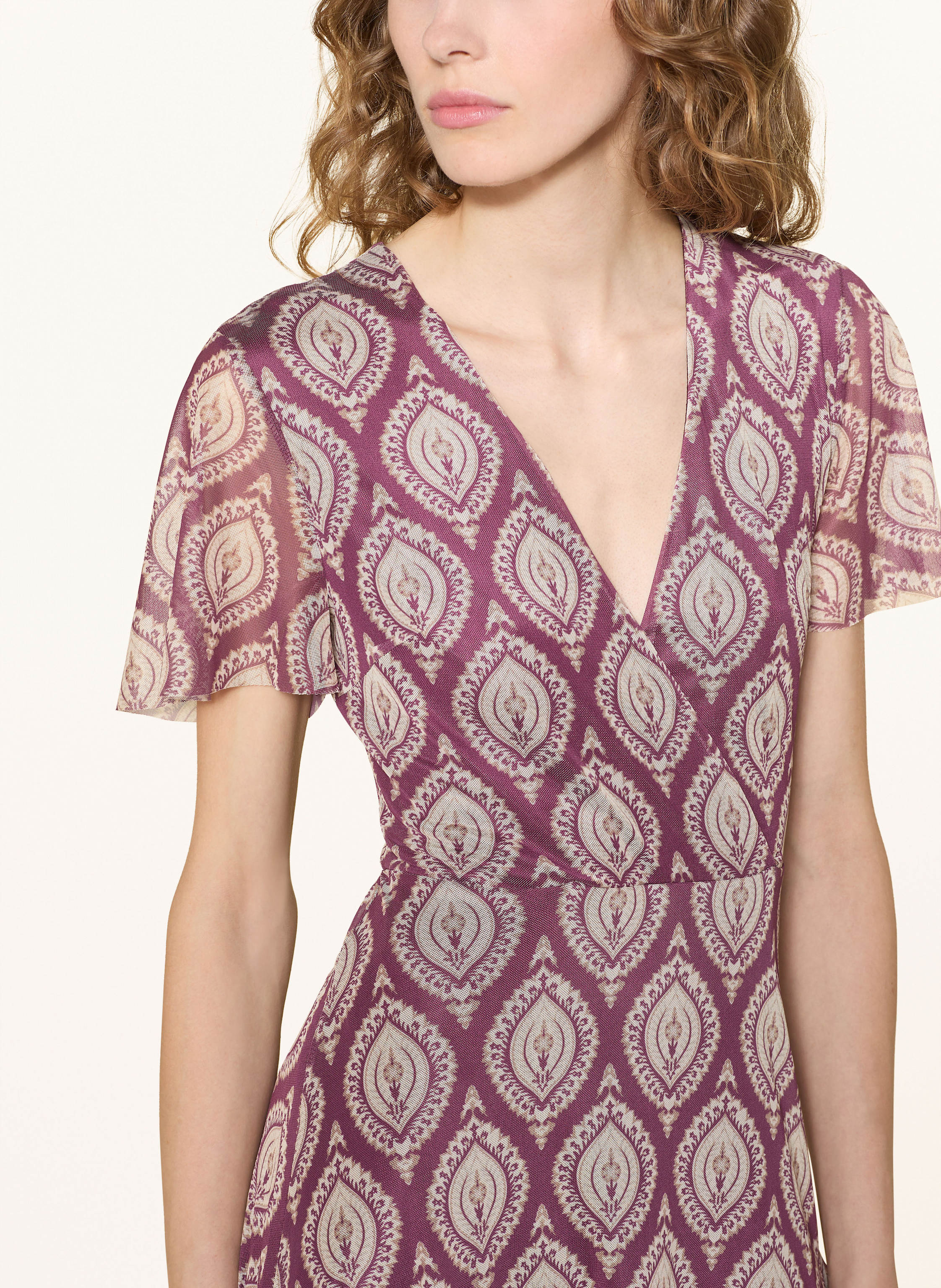 Thumbnail - Cartoon Mesh-Kleid lila