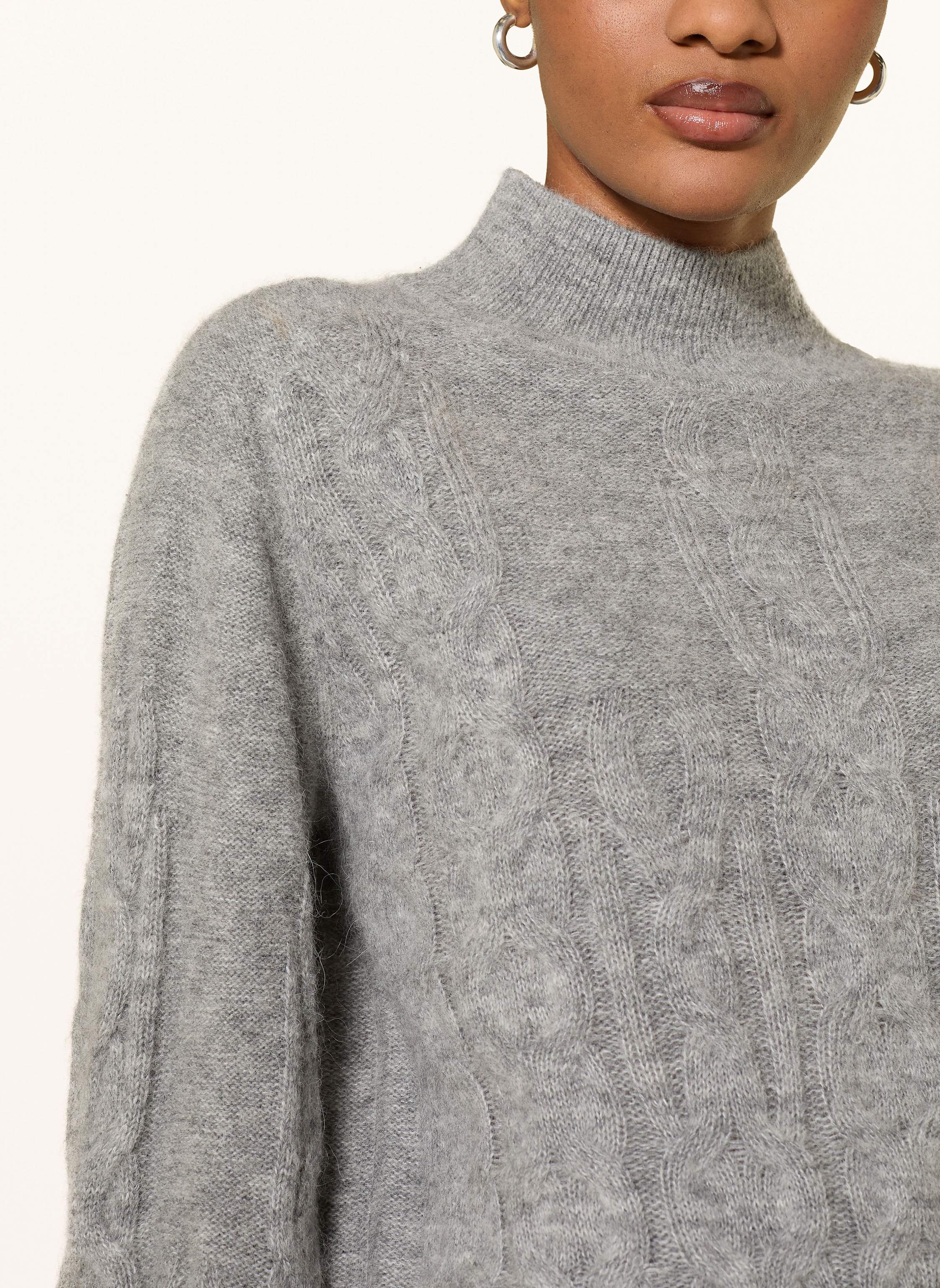 Thumbnail - Mrs & Hugs Pullover Mit Alpaka grau