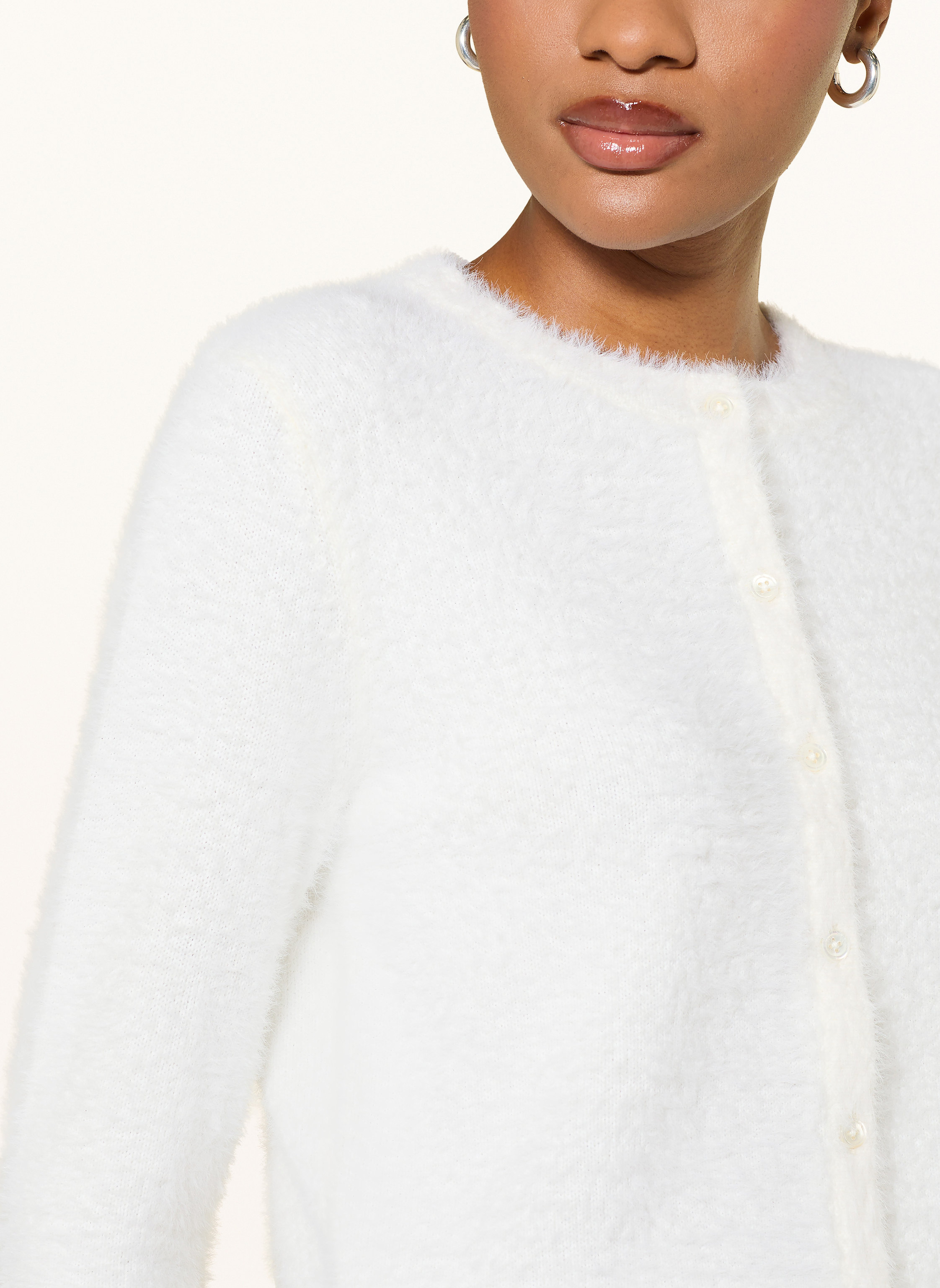 Thumbnail - Mrs & Hugs Strickjacke weiss