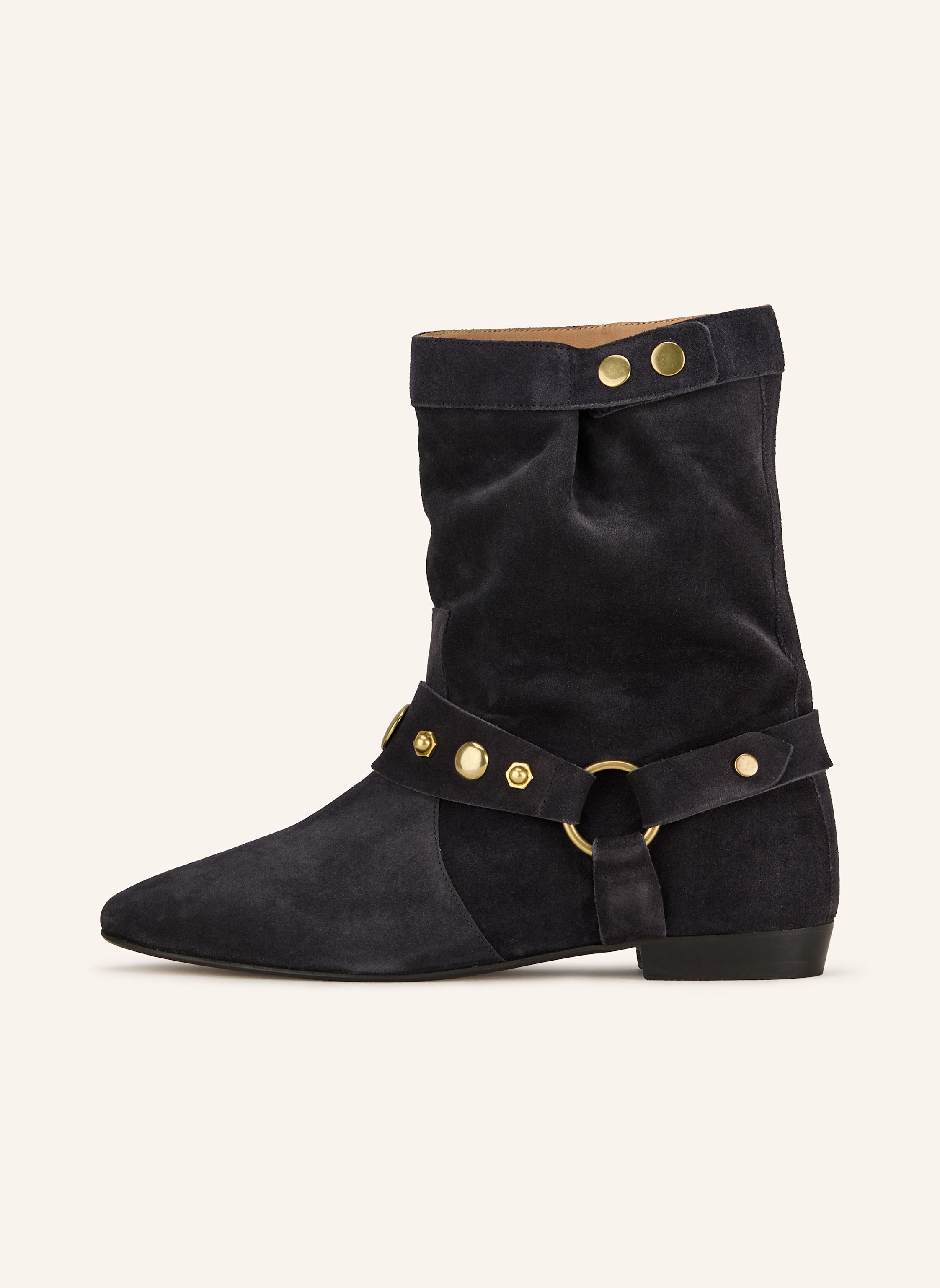 Thumbnail - Isabel Marant Stiefeletten Stania Mit Nieten schwarz