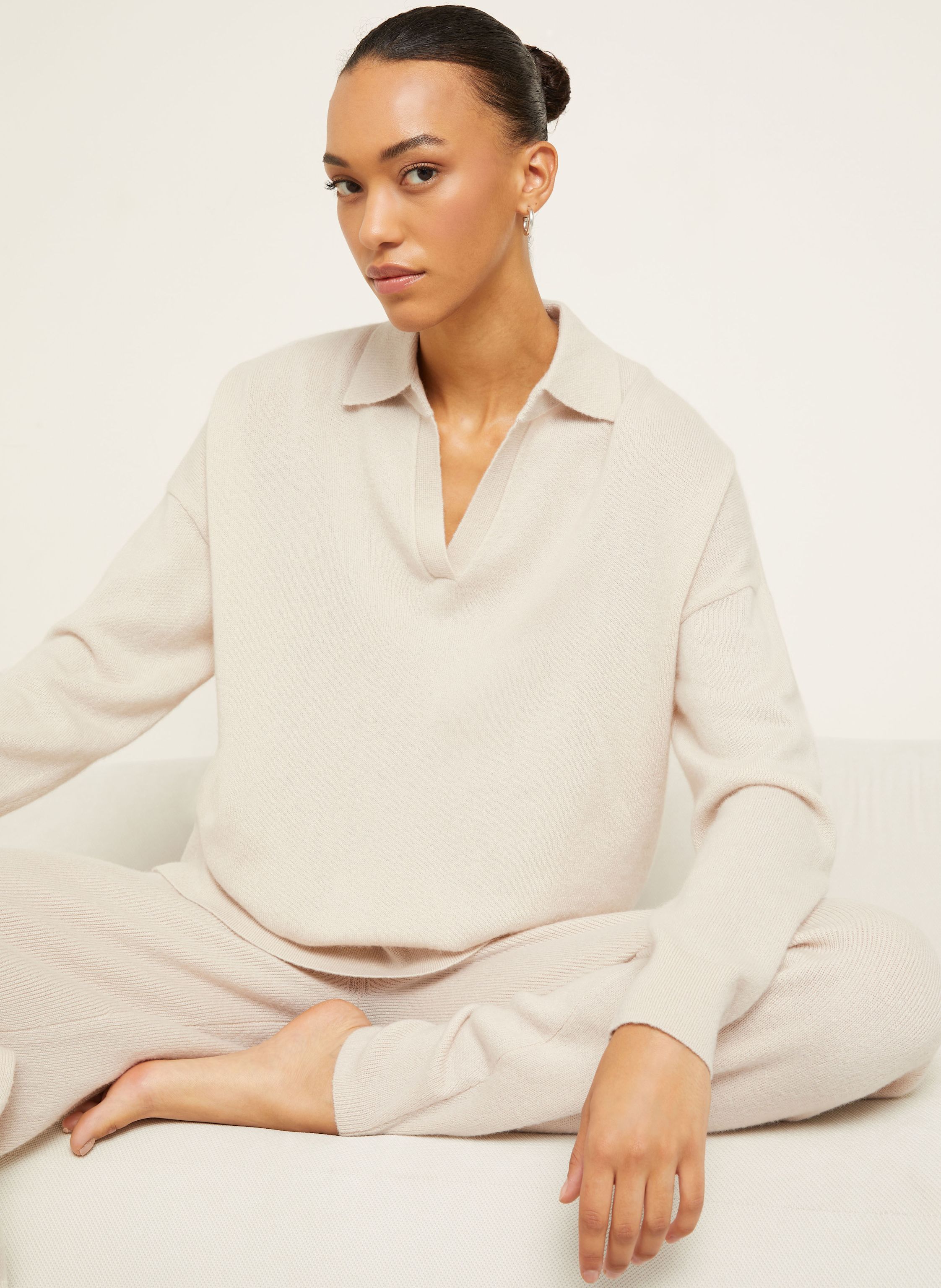 Thumbnail - Iris Von Arnim Cashmere-Pullover Rory beige
