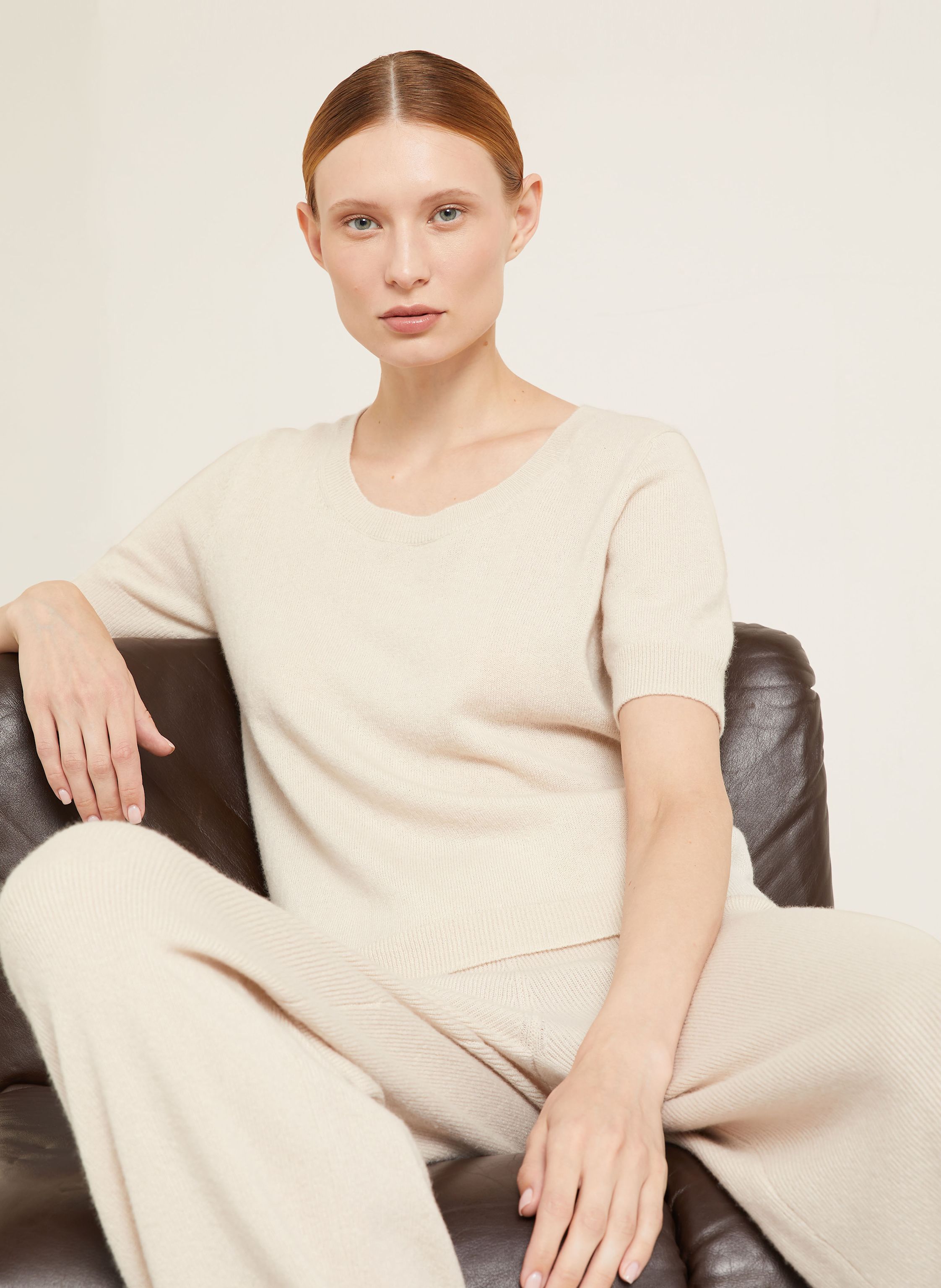 Thumbnail - Iris Von Arnim Strickshirt Rita Aus Cashmere beige