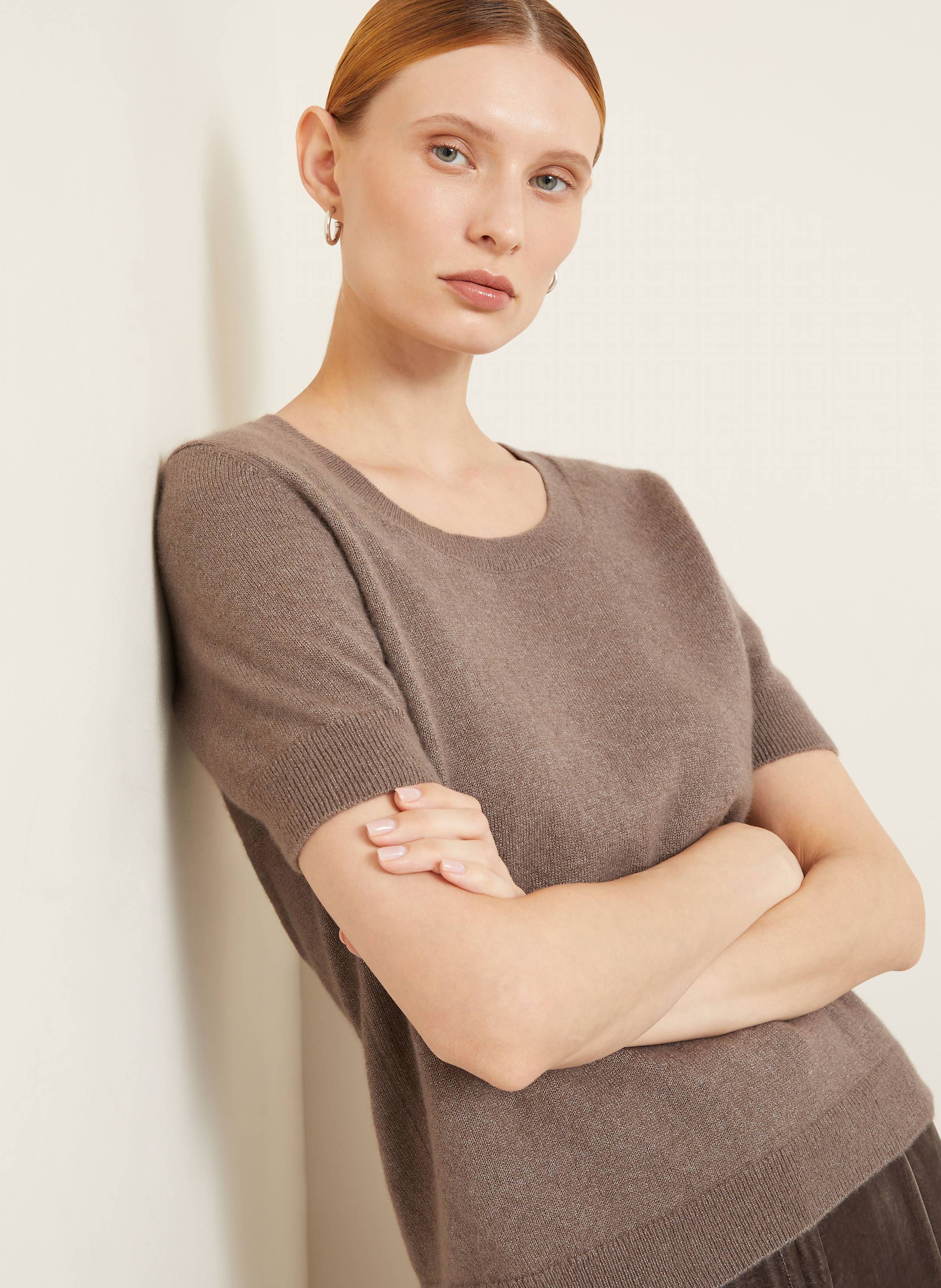 Thumbnail - Iris Von Arnim Strickshirt Rita Aus Cashmere braun