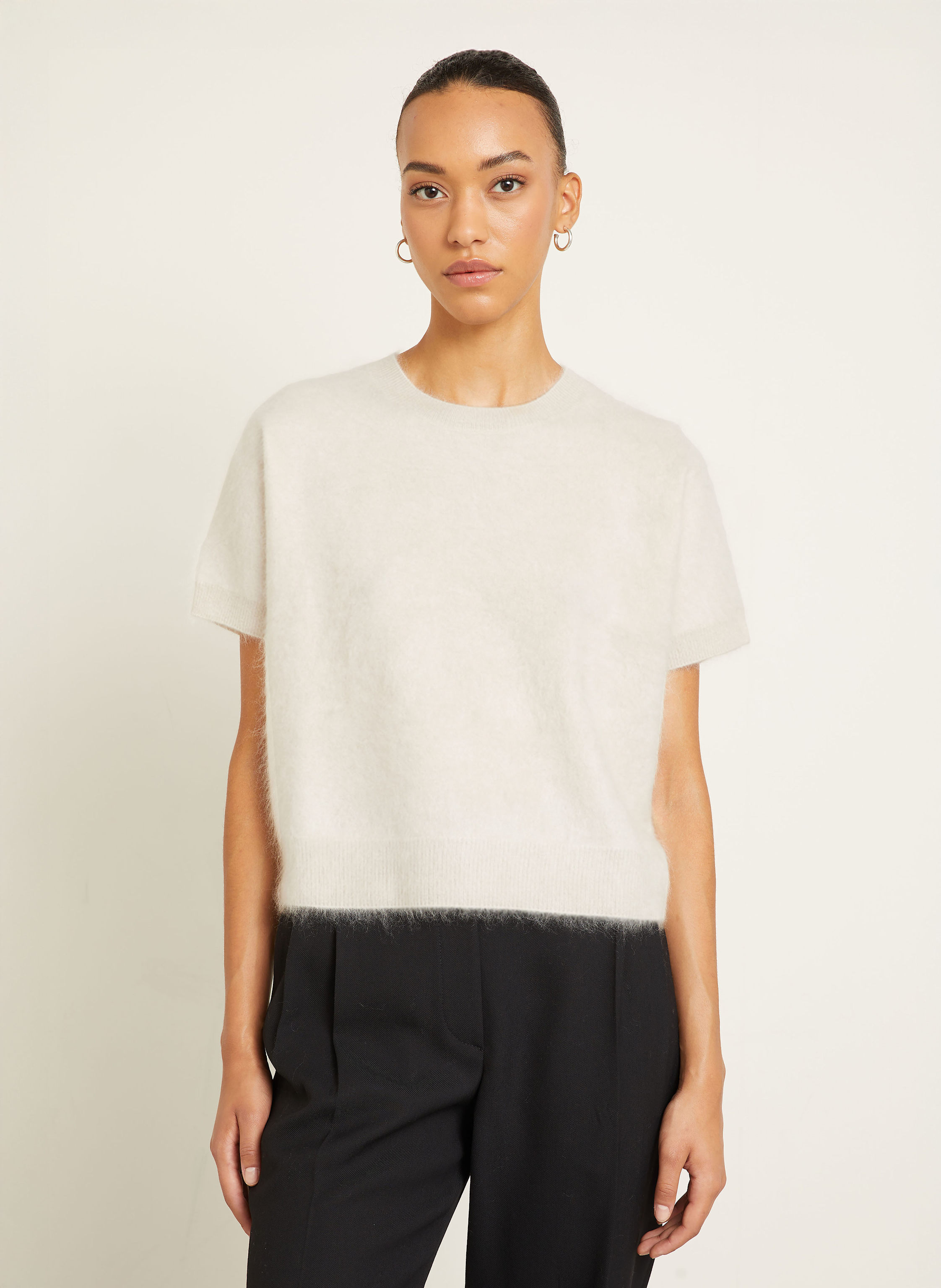 Thumbnail - Iris Von Arnim Strickshirt Macon Aus Cashmere beige