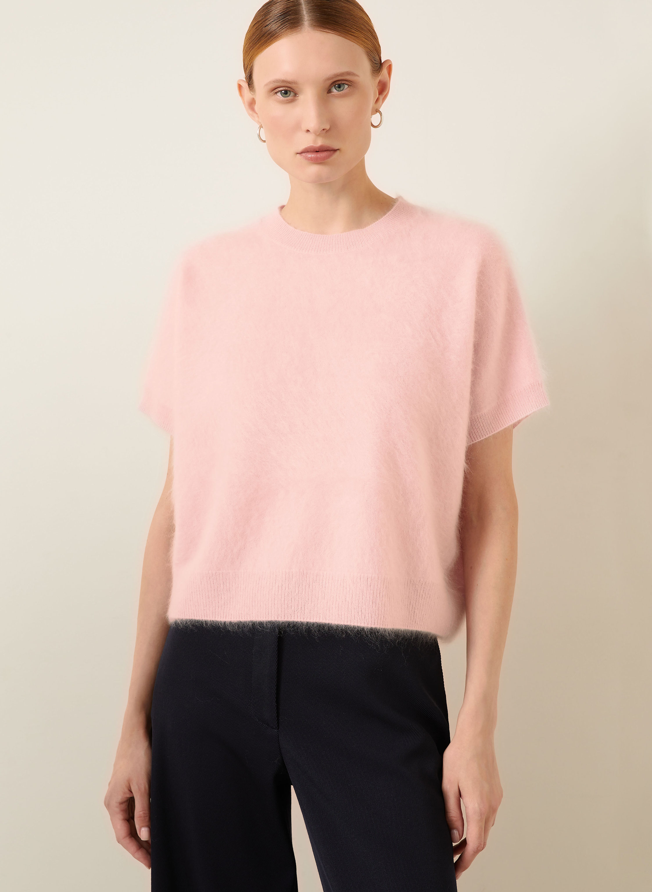 Thumbnail - Iris Von Arnim Strickshirt Macon Aus Cashmere rosa