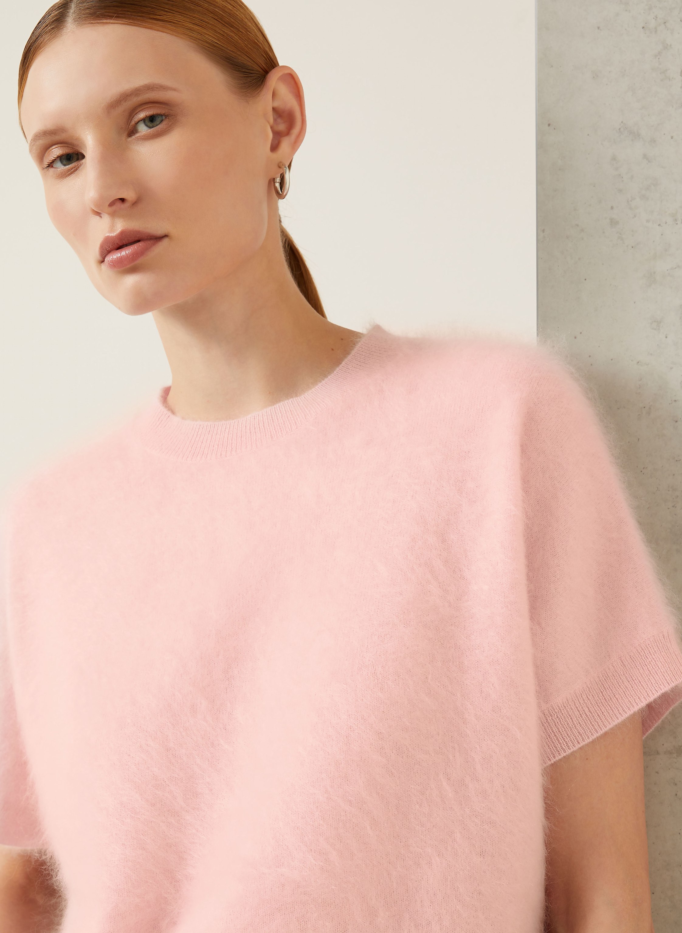 Thumbnail - Iris Von Arnim Strickshirt Macon Aus Cashmere rosa