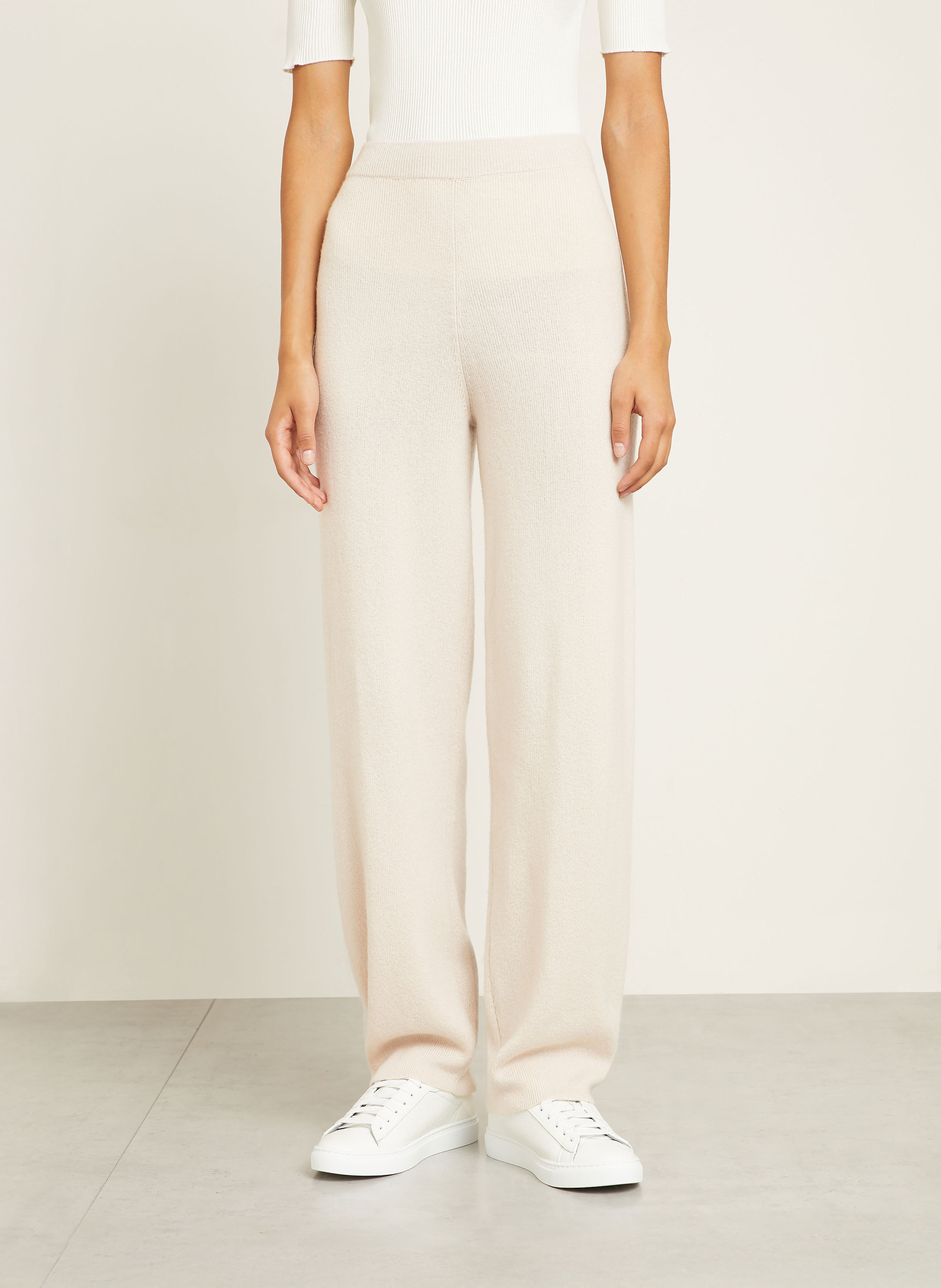 Thumbnail - Iris Von Arnim Strickhose Robertha Aus Cashmere beige