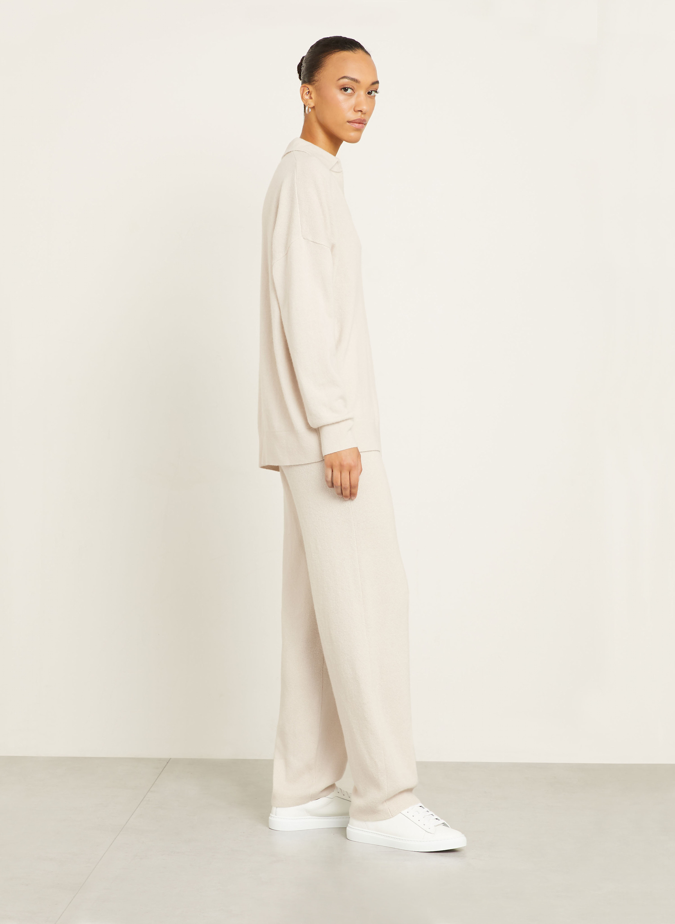 Thumbnail - Iris Von Arnim Strickhose Robertha Aus Cashmere beige