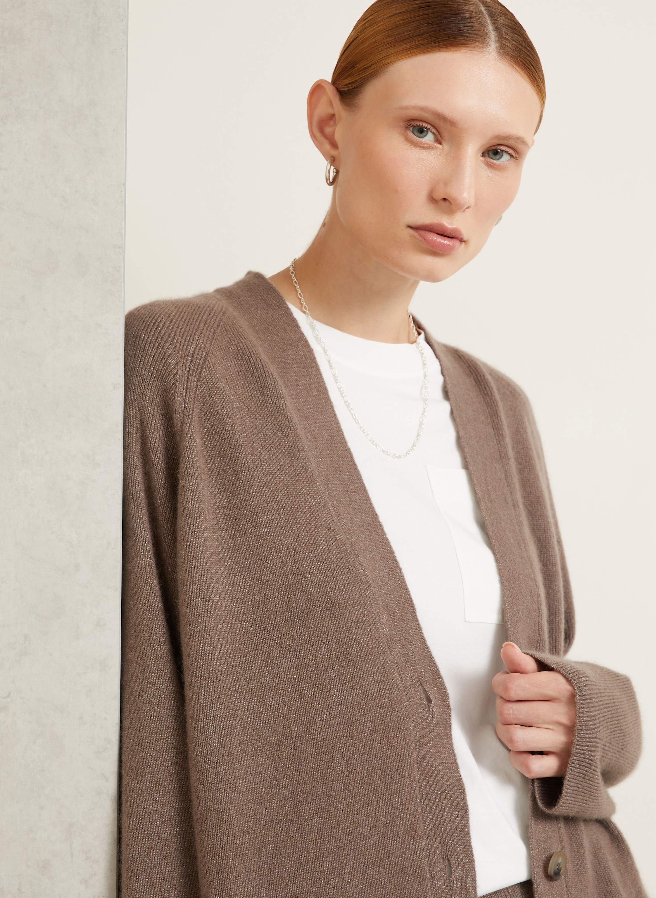 Thumbnail - Iris Von Arnim Strickjacke Rian Aus Cashmere braun