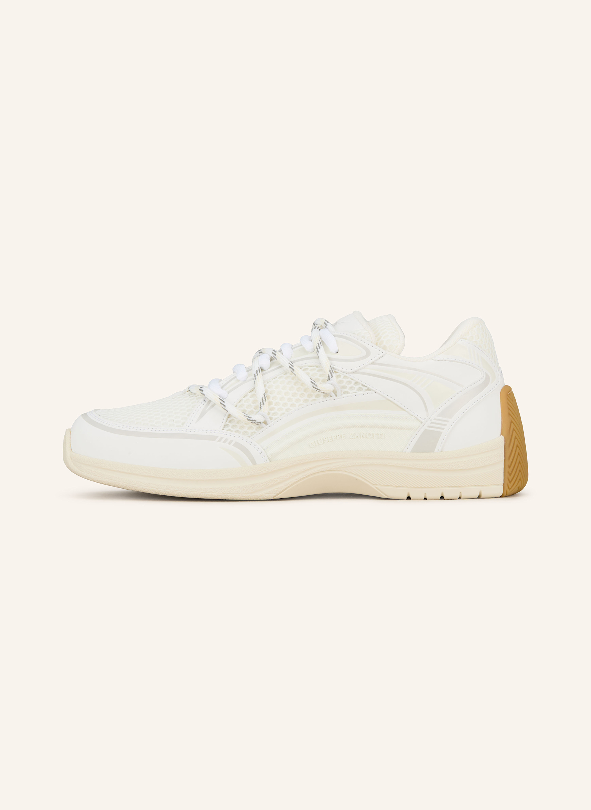 Thumbnail - Giuseppe Zanotti Design Sneaker Inox weiss