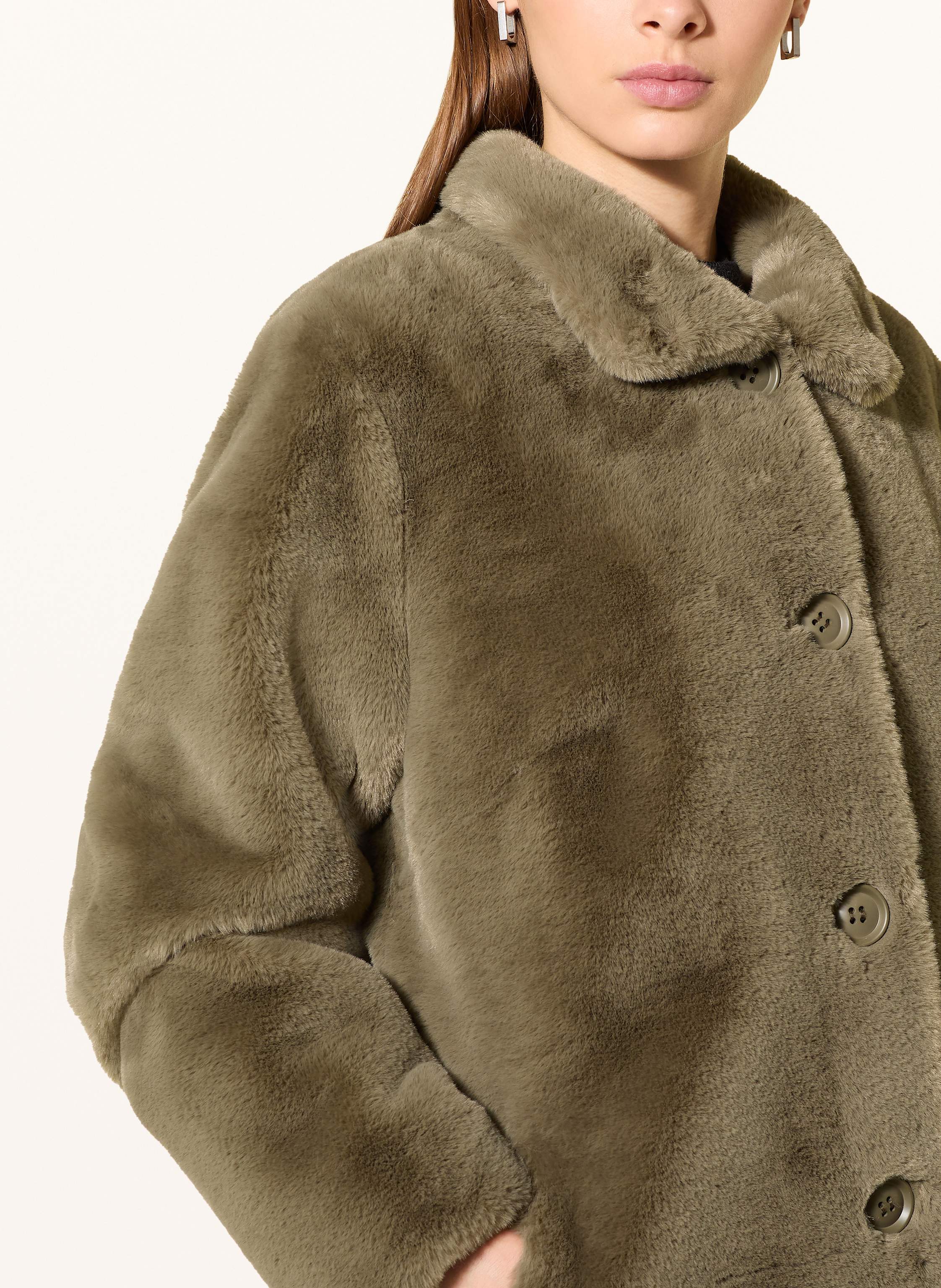 Thumbnail - Rino & Pelle Kunstpelz-Mantel Nonna gruen