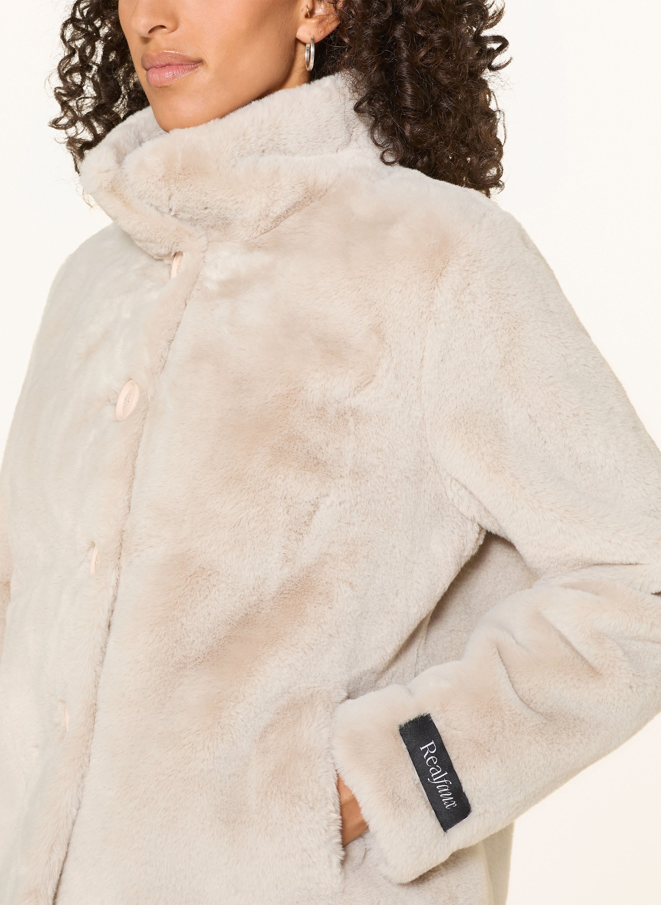 Thumbnail - Rino & Pelle Kunstpelz-Jacke Vie weiss