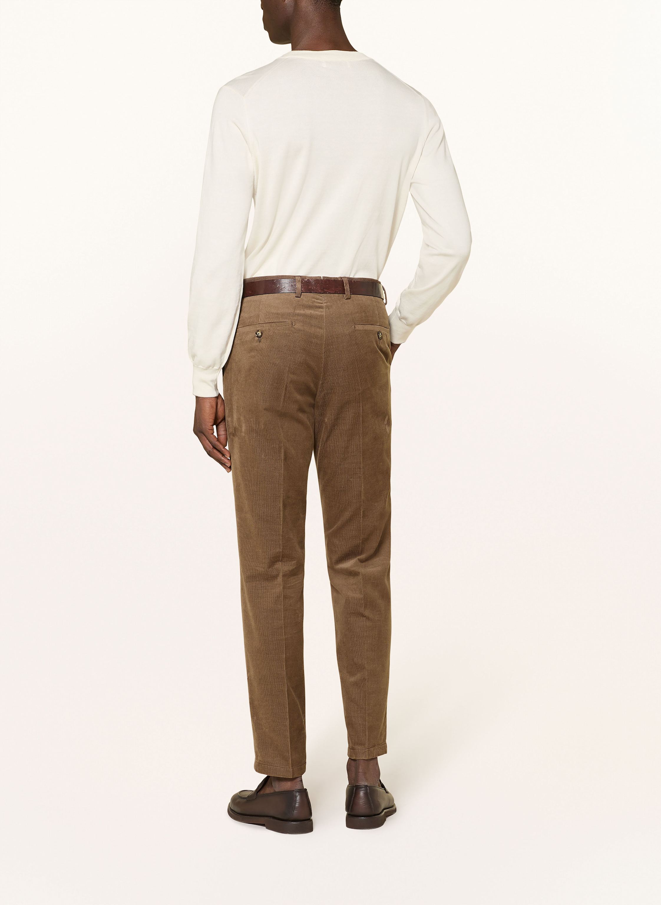 Thumbnail - Windsor. Anzughose Silvi Shaped Fit Aus Cord braun