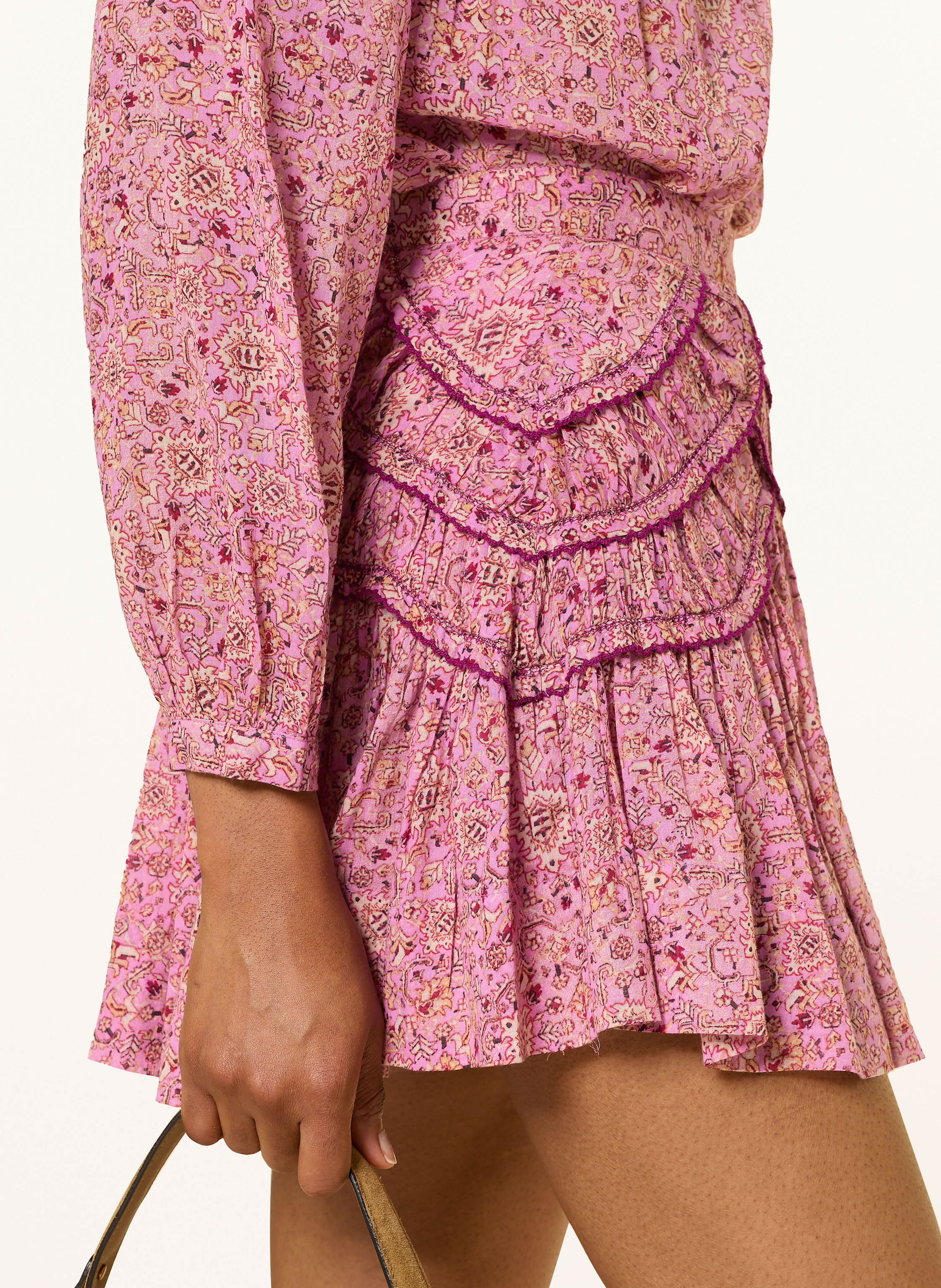 Thumbnail - Marant Étoile Rock Ceola Mit Rüschen pink