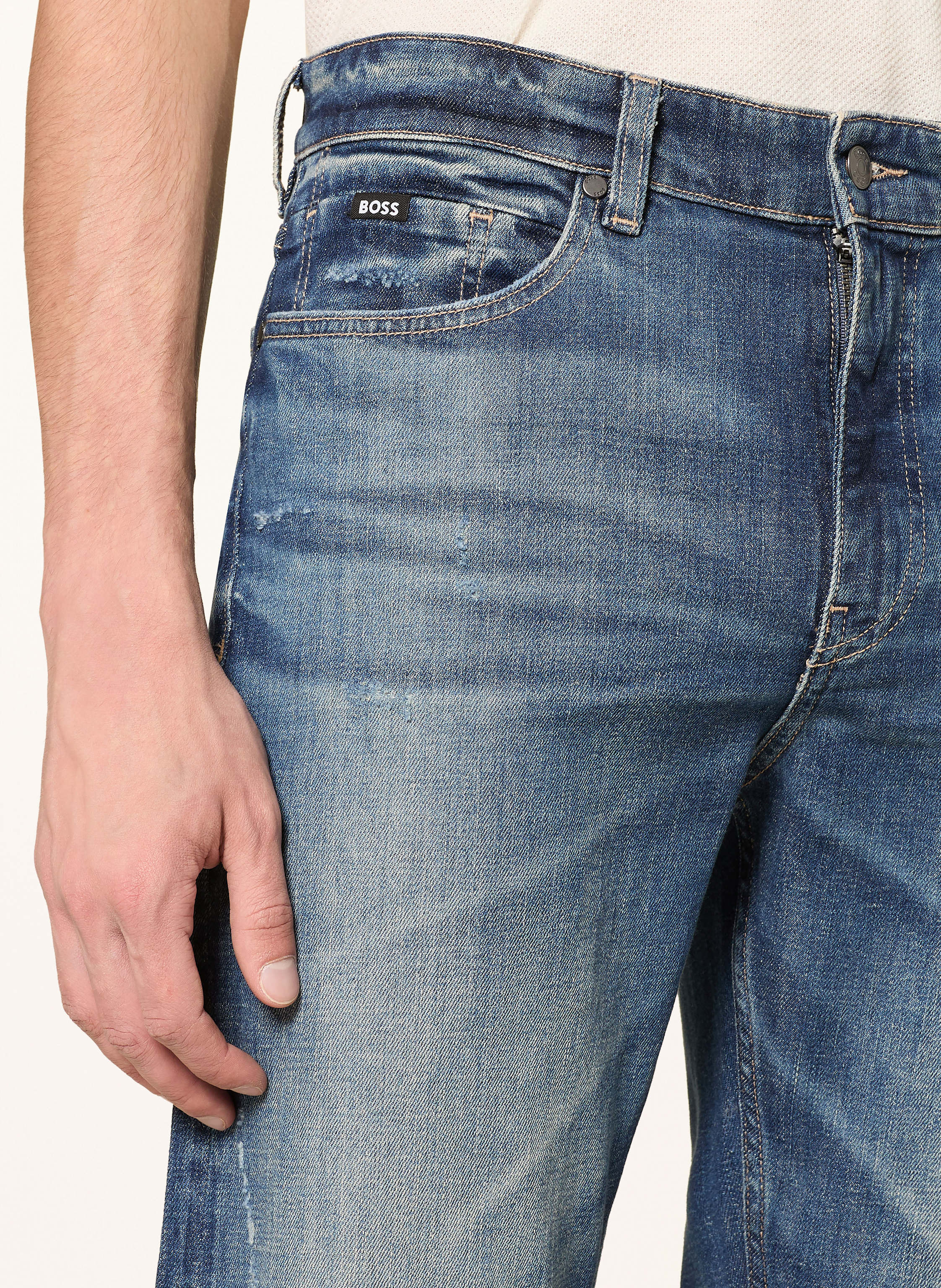 Thumbnail - Boss Jeans Ogden Straight Fit blau