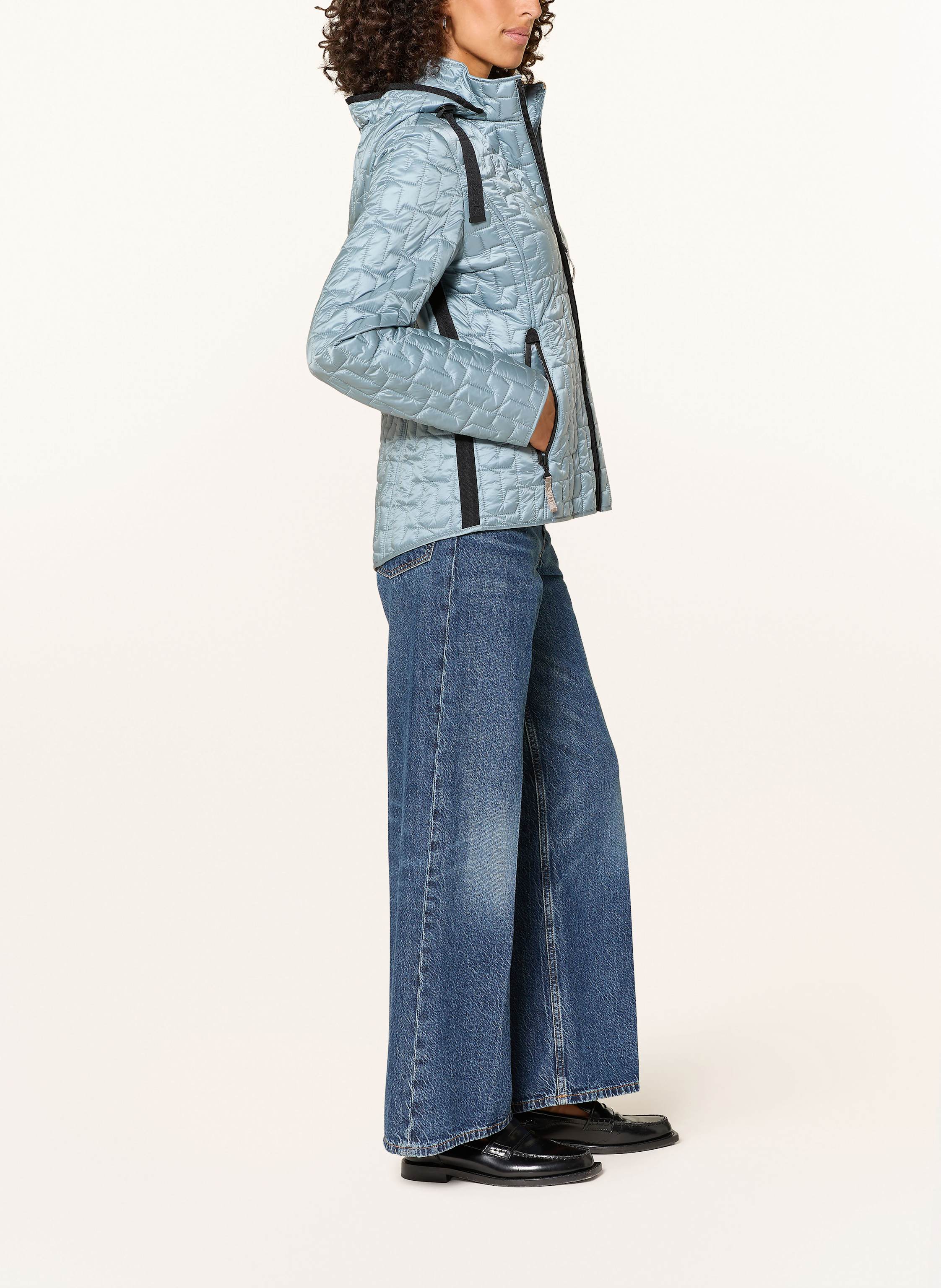 Thumbnail - Gil Bret Steppjacke Mit Abnehmbarer Kapuze blau