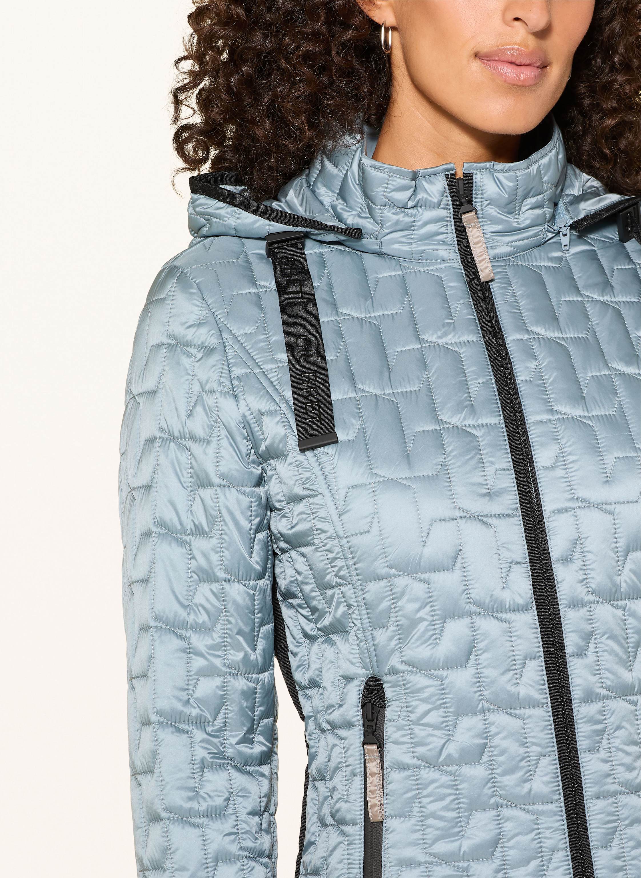 Thumbnail - Gil Bret Steppjacke Mit Abnehmbarer Kapuze blau