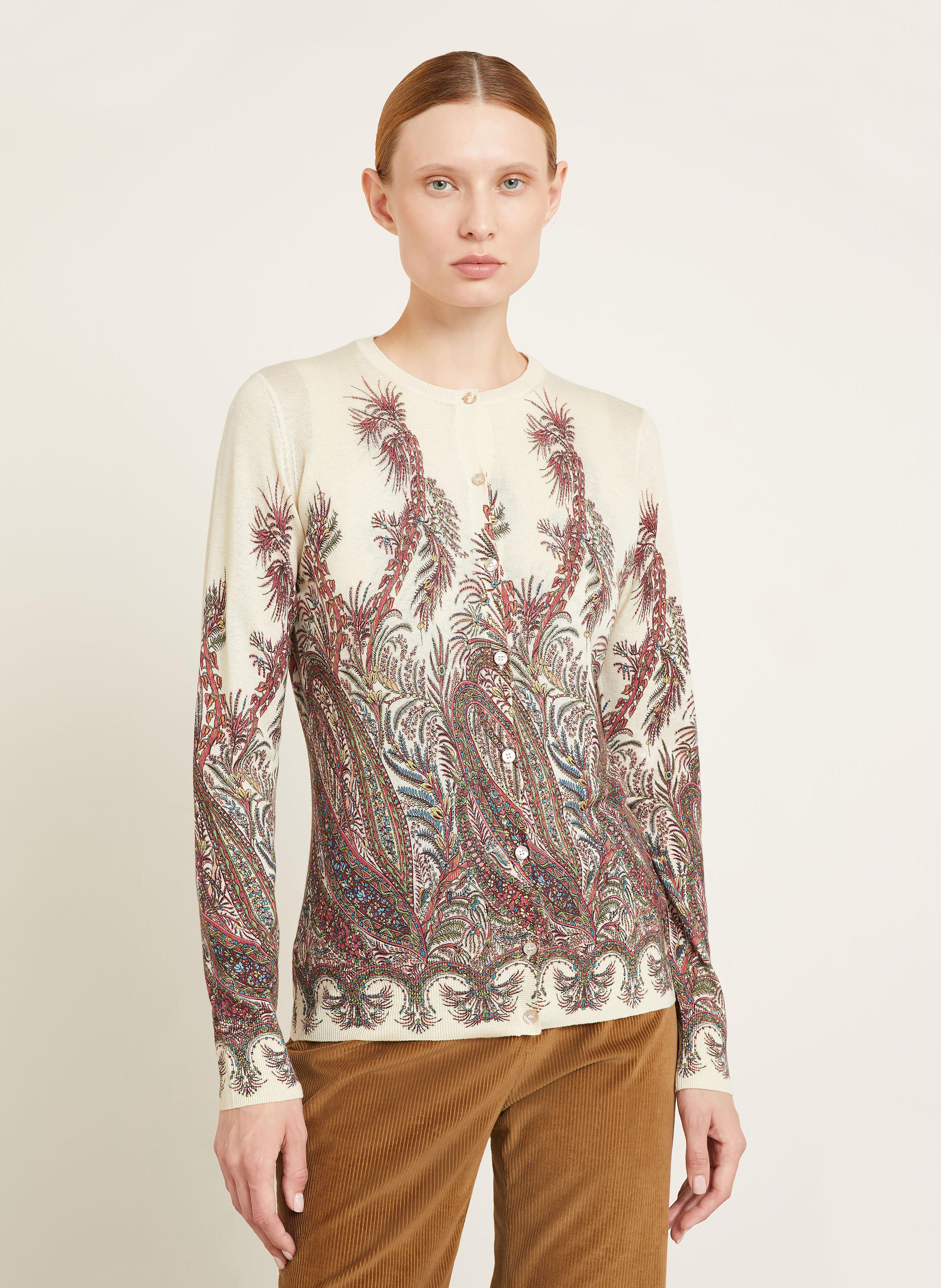 Thumbnail - Etro Strickjacke Aus Cashmere rot