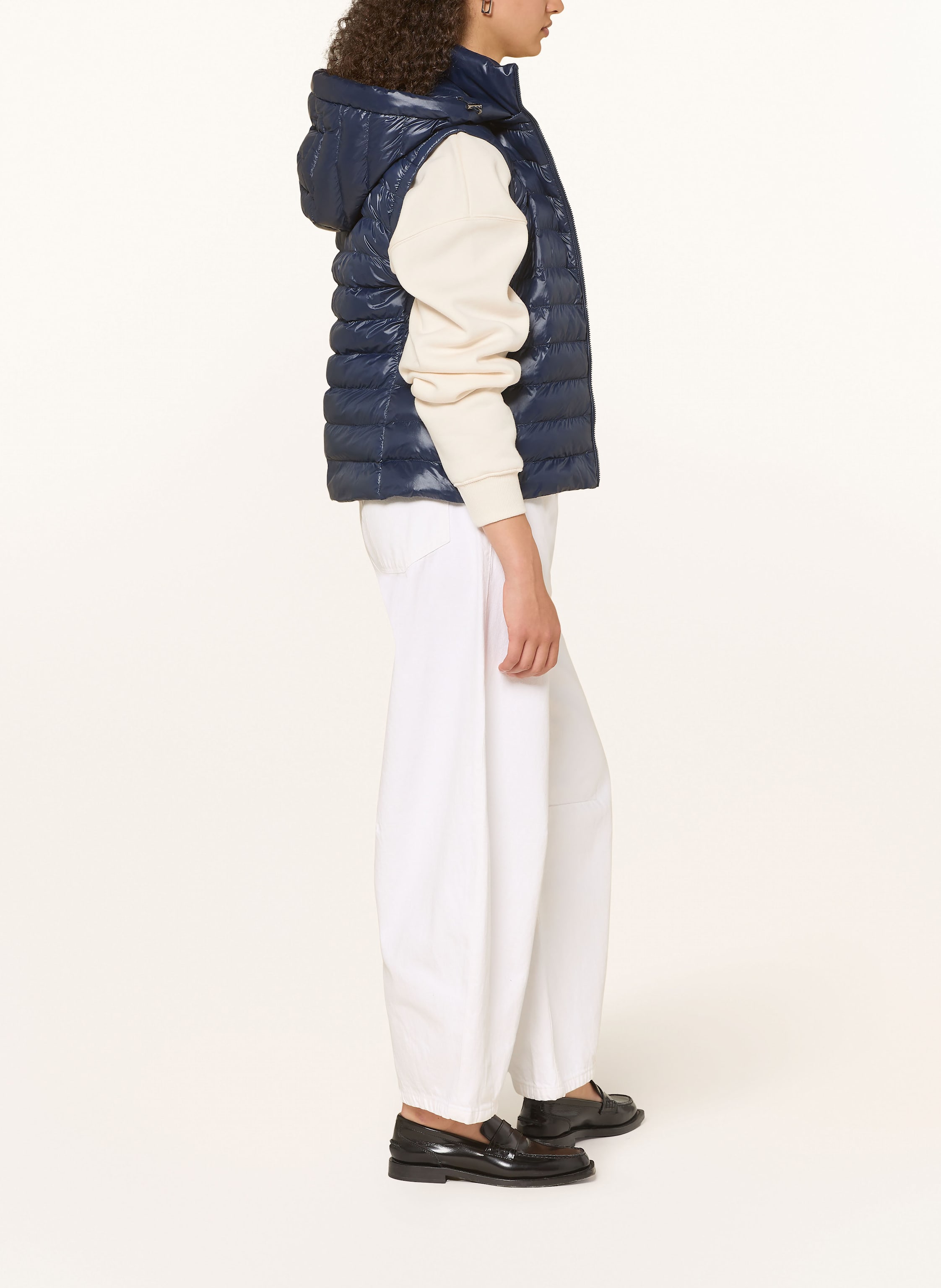 Thumbnail - Tommy Hilfiger Steppweste Mit Abnehmbarer Kapuze blau