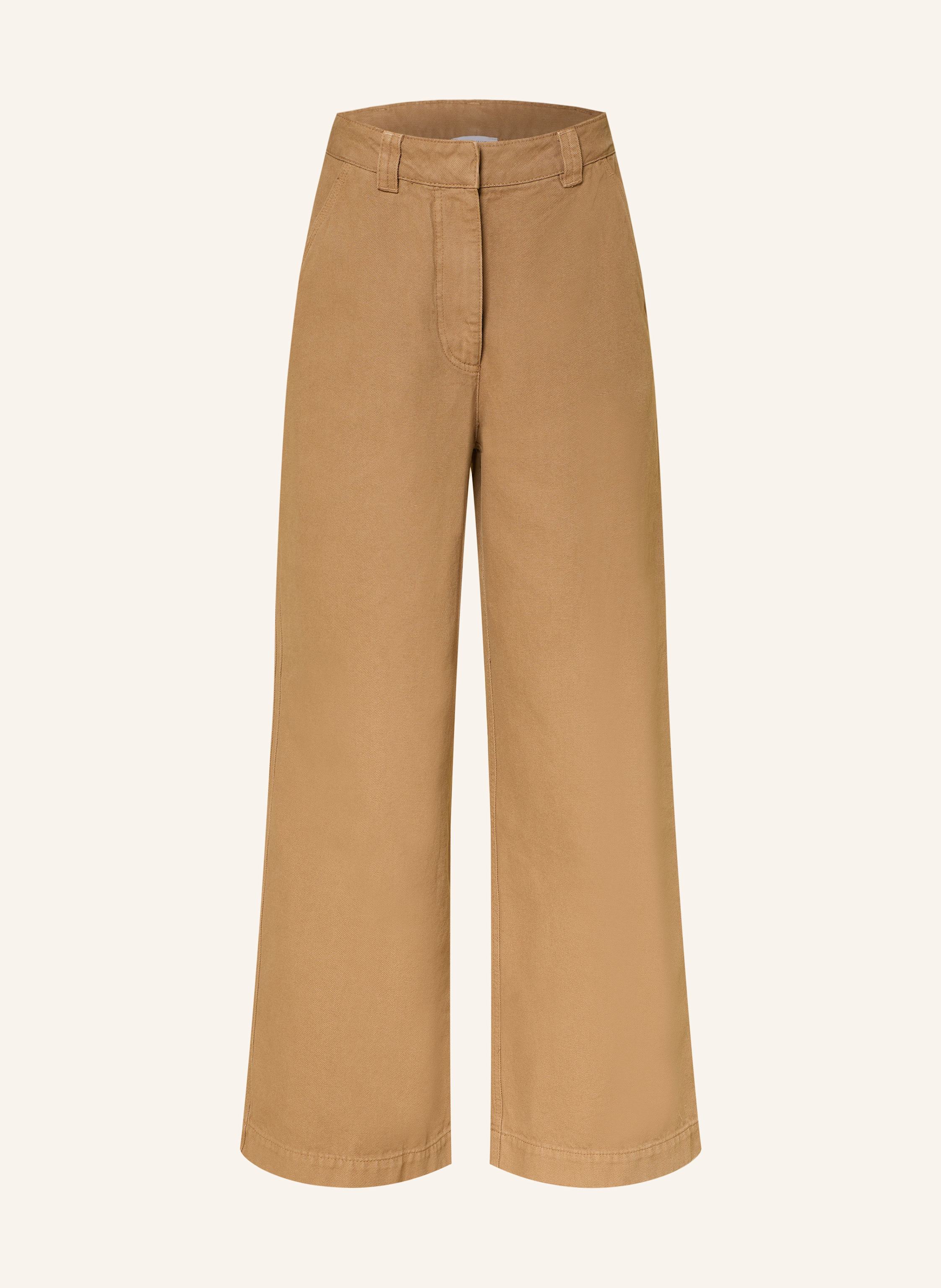 Mrs & Hugs Wide Leg Jeans braun