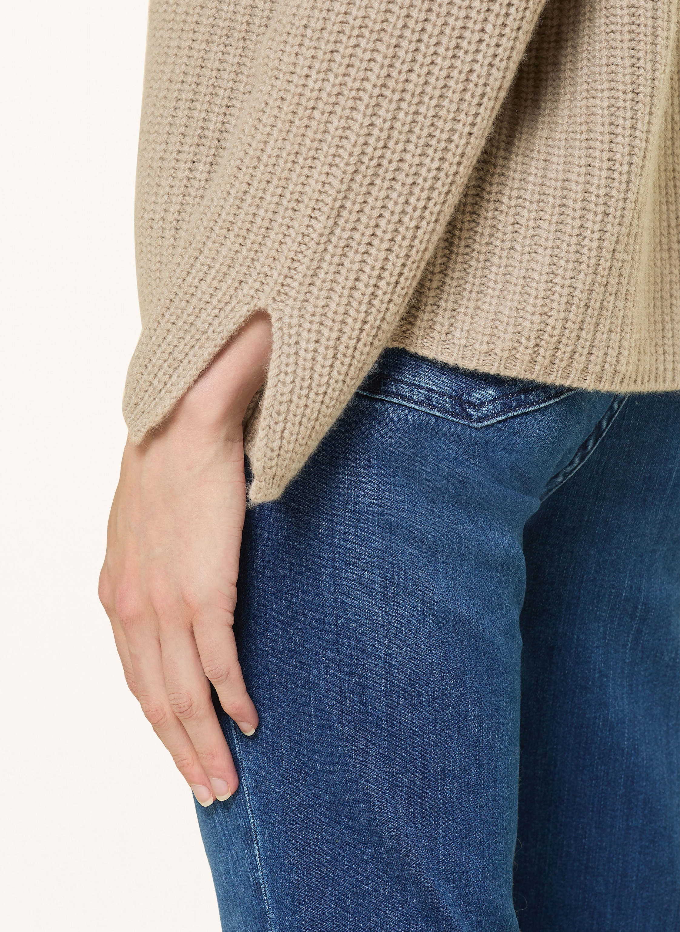 Thumbnail - Lilienfels Strickjacke Mit Cashmere beige