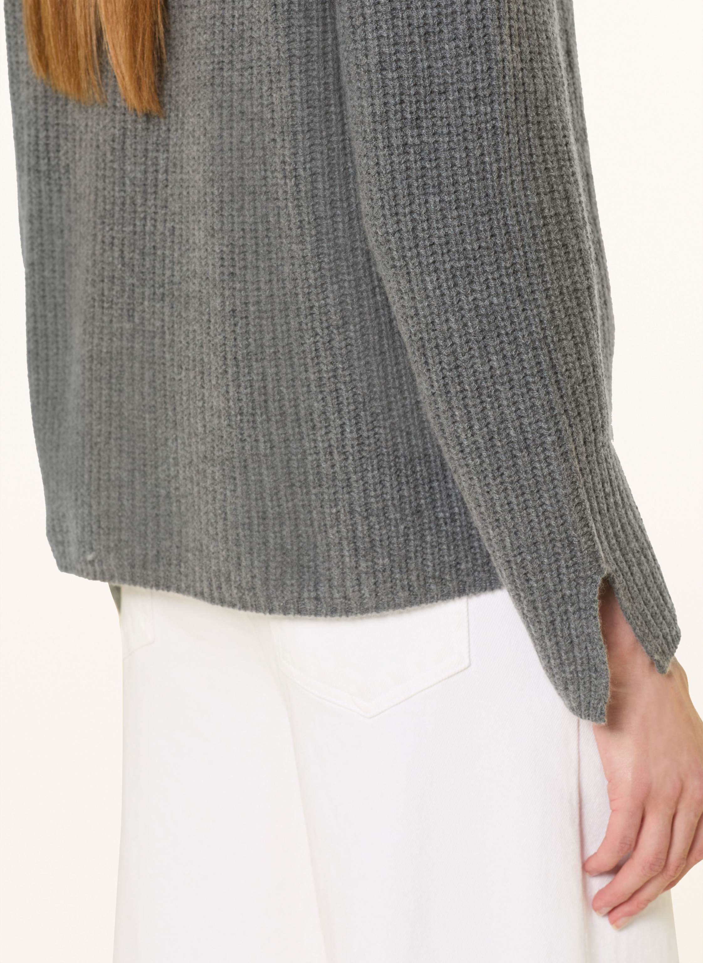 Thumbnail - Lilienfels Strickjacke Mit Cashmere grau