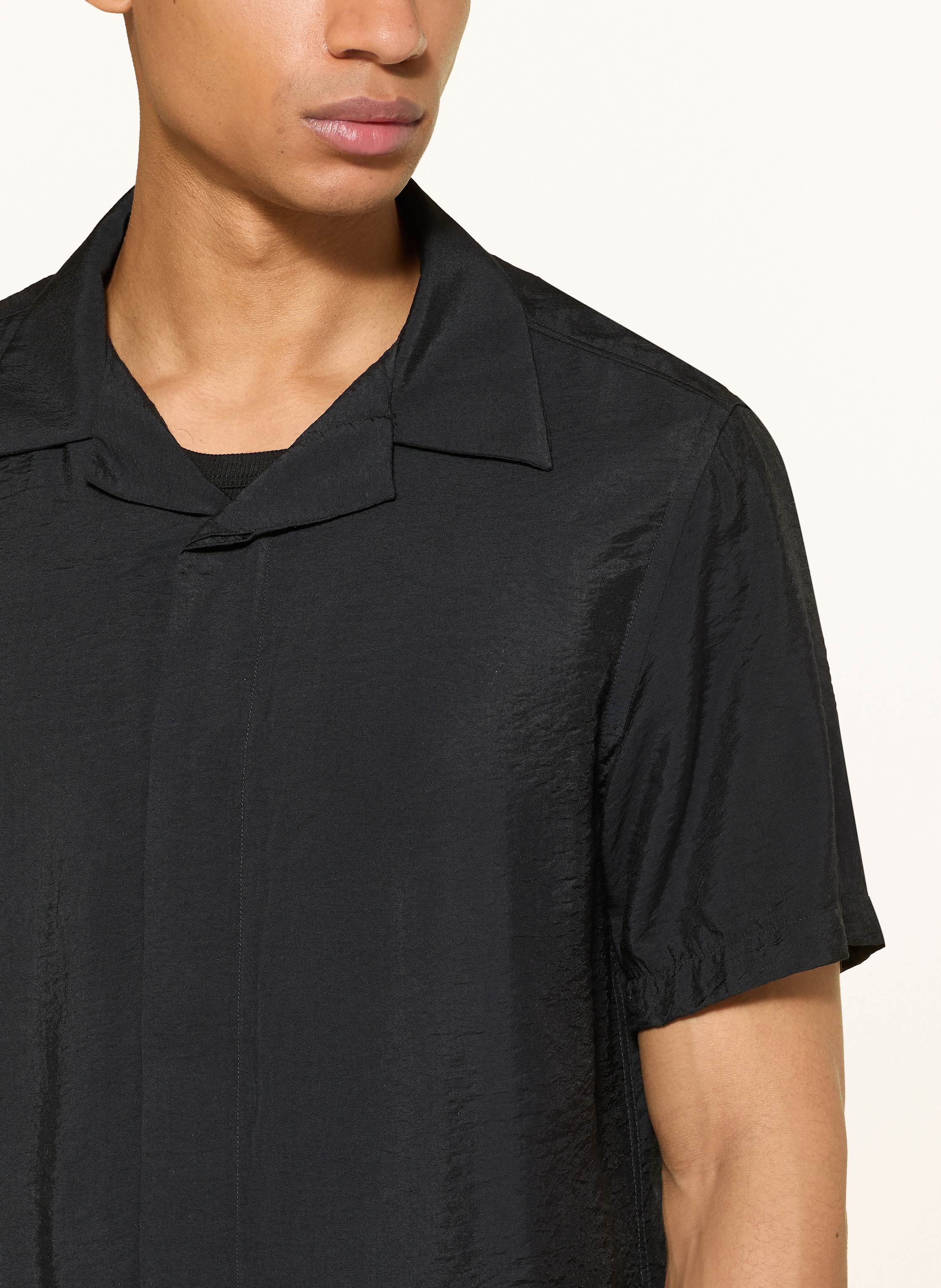 Thumbnail - Nn.07 Resorthemd Hank Relaxed Fit schwarz