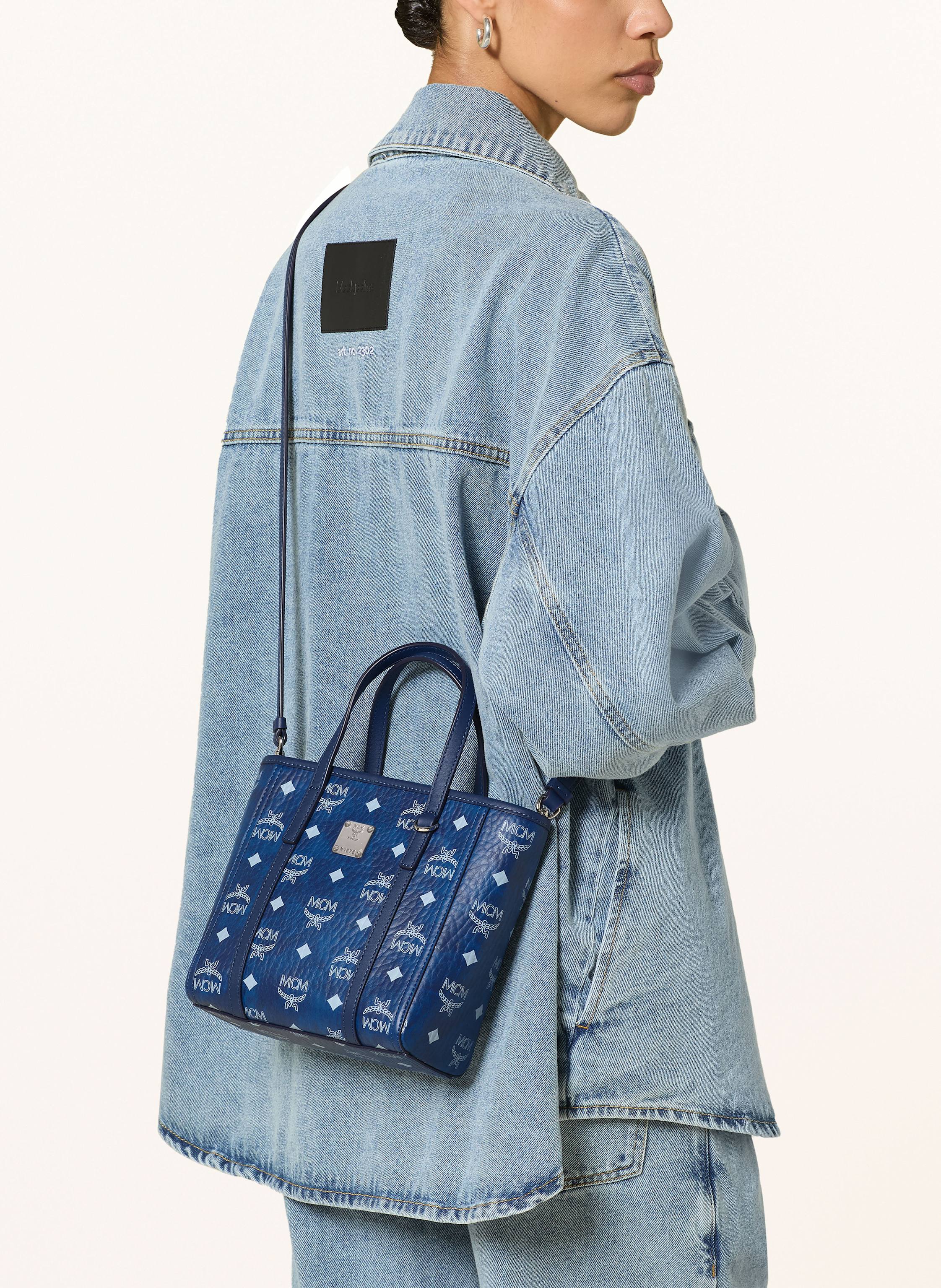 Thumbnail - Mcm Handtasche Toni Mini blau