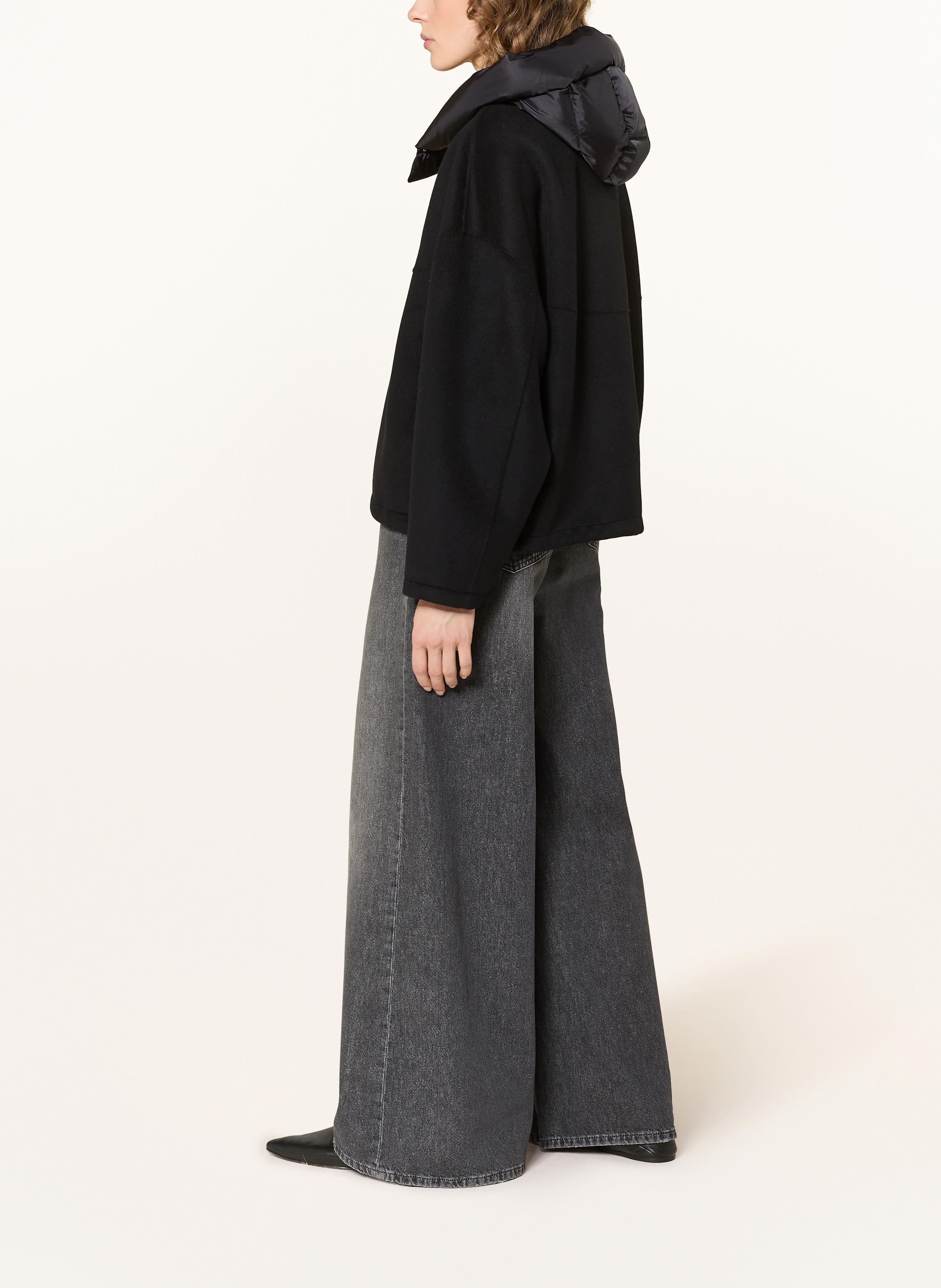 Thumbnail - Blonde No.8 Jacke Jerry Im Materialmix schwarz