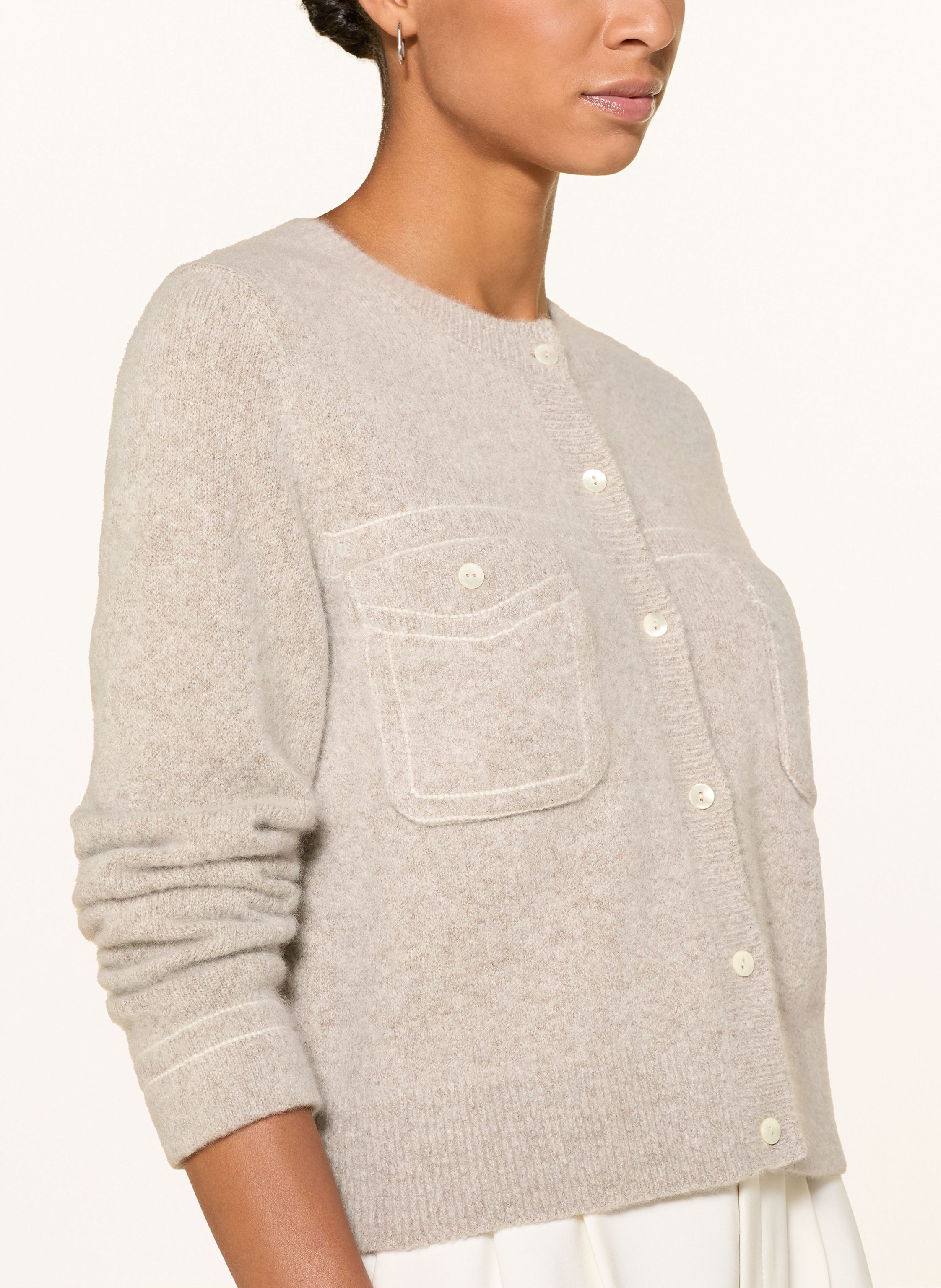 Thumbnail - Repeat Strickjacke beige