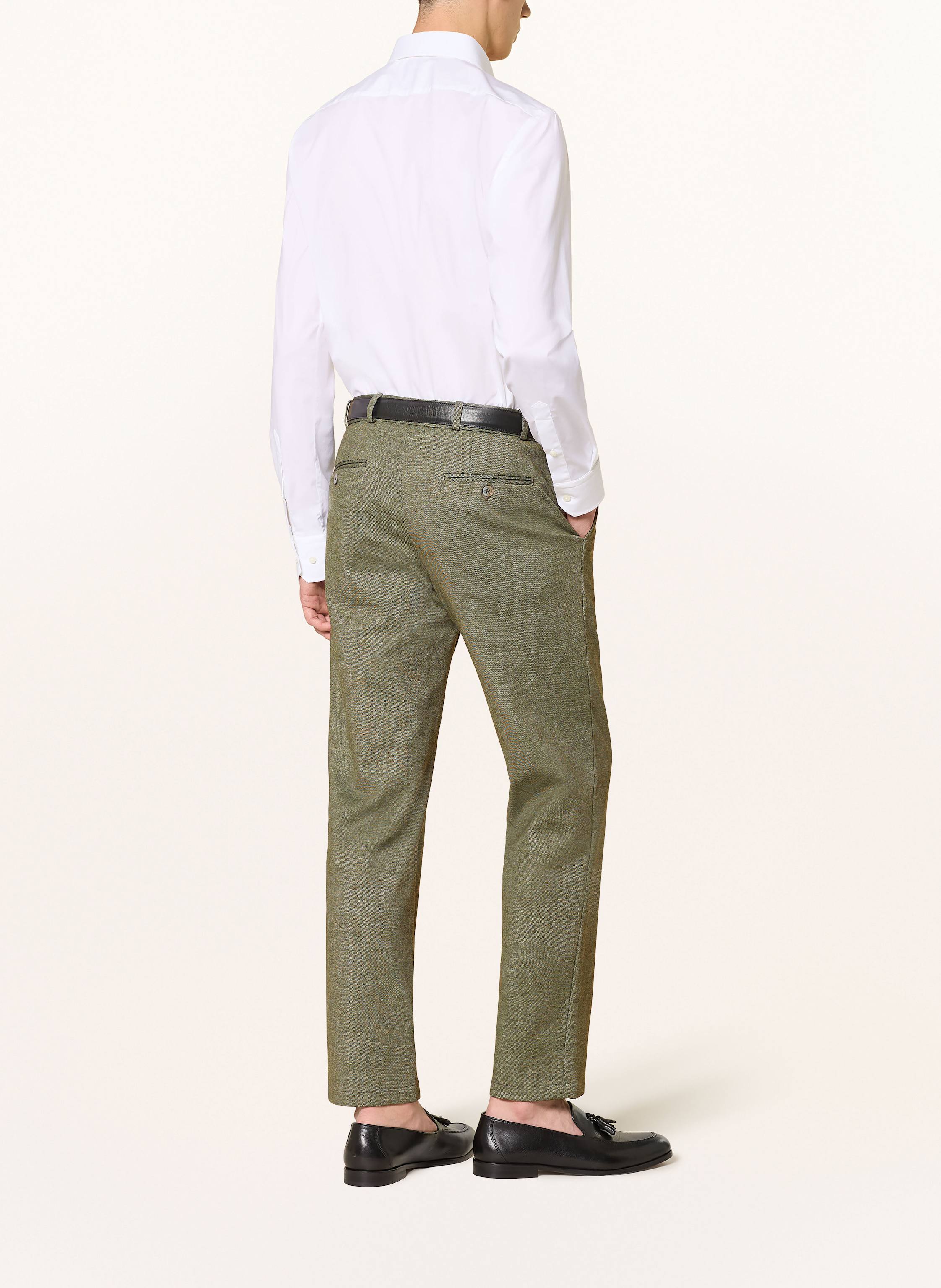 Thumbnail - Paul Anzughose Slim Fit Aus Jersey gruen