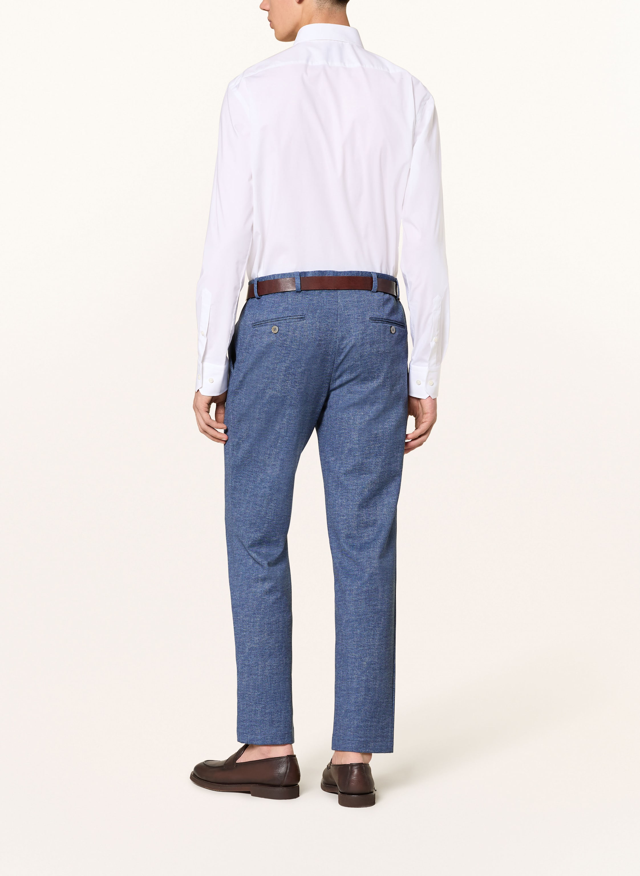 Thumbnail - Paul Anzughose Slim Fit Aus Jersey blau