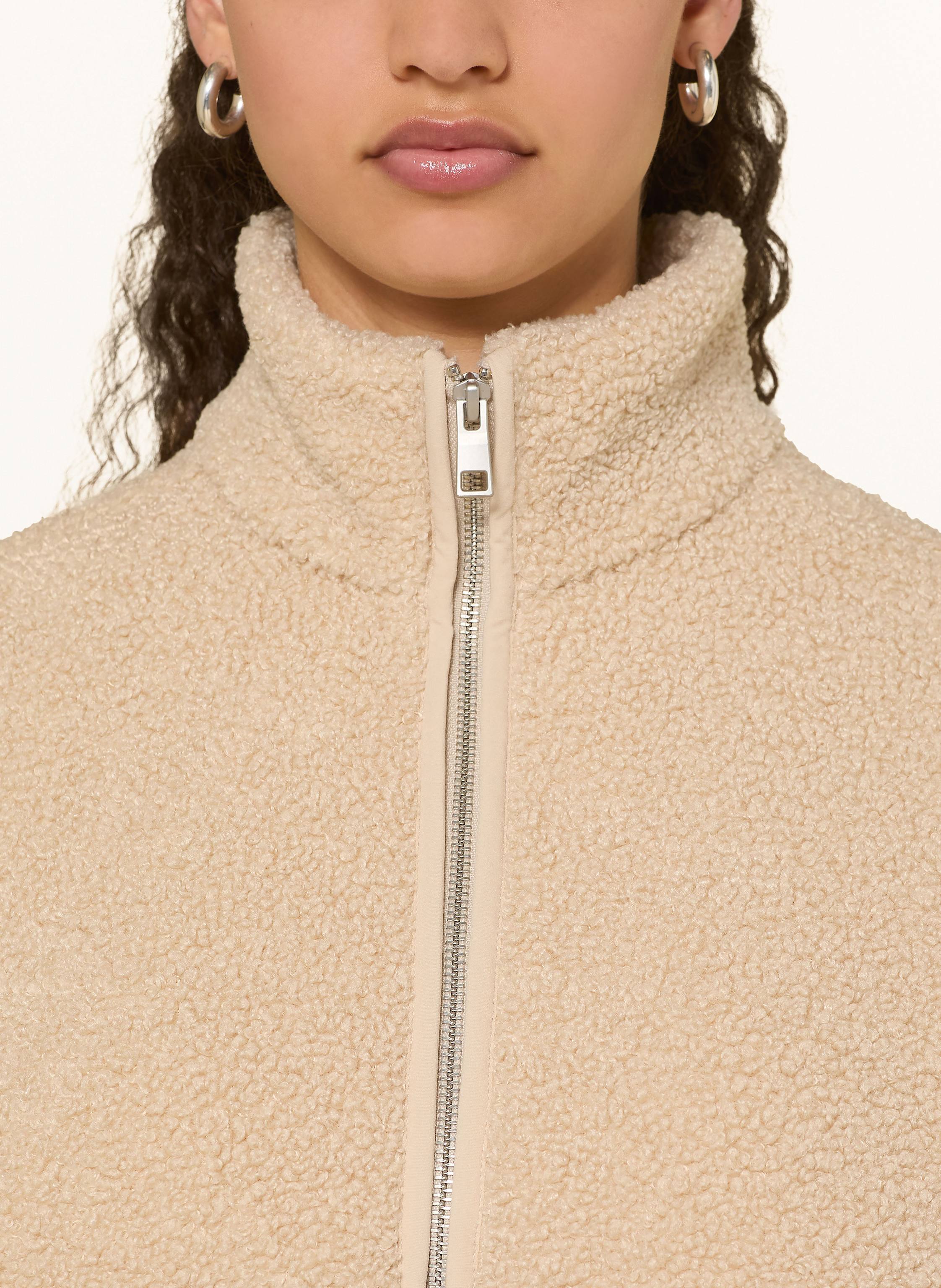 Thumbnail - Msch Copenhagen Teddyfell-Jacke Mschletha weiss