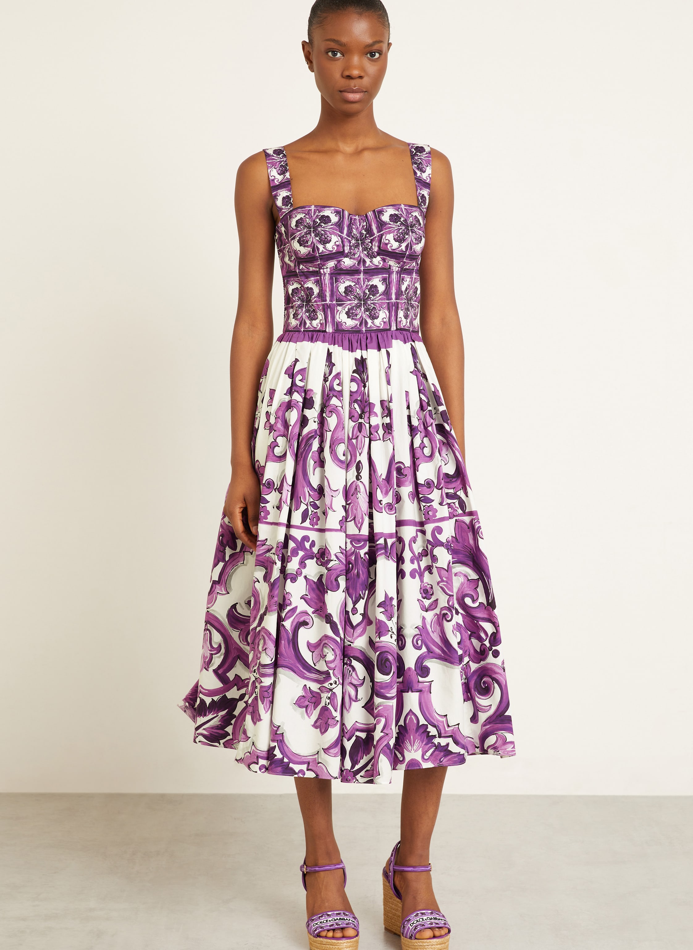 Thumbnail - Dolce & Gabbana Cocktailkleid lila