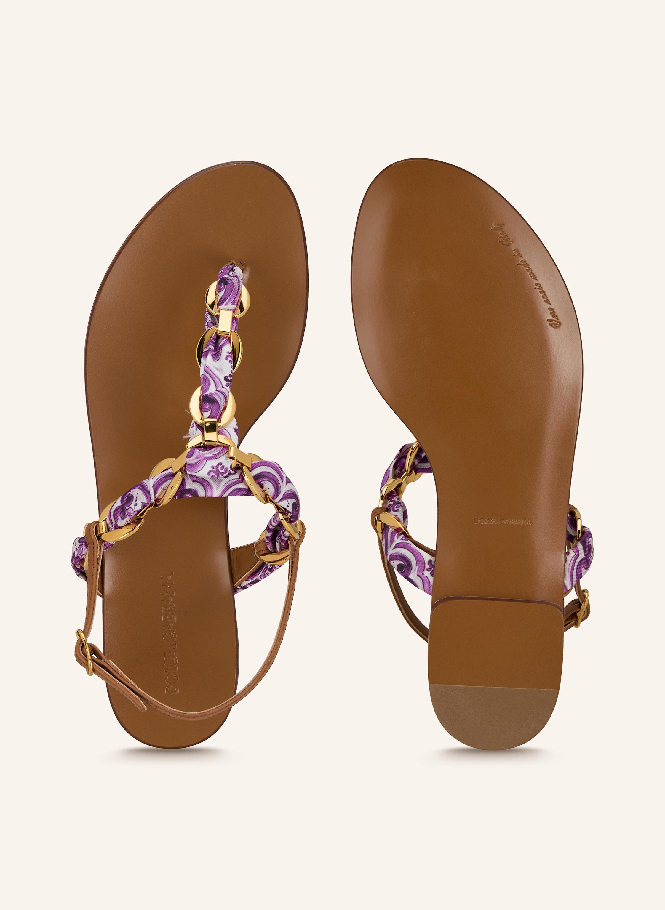 Thumbnail - Dolce & Gabbana Zehentrenner lila