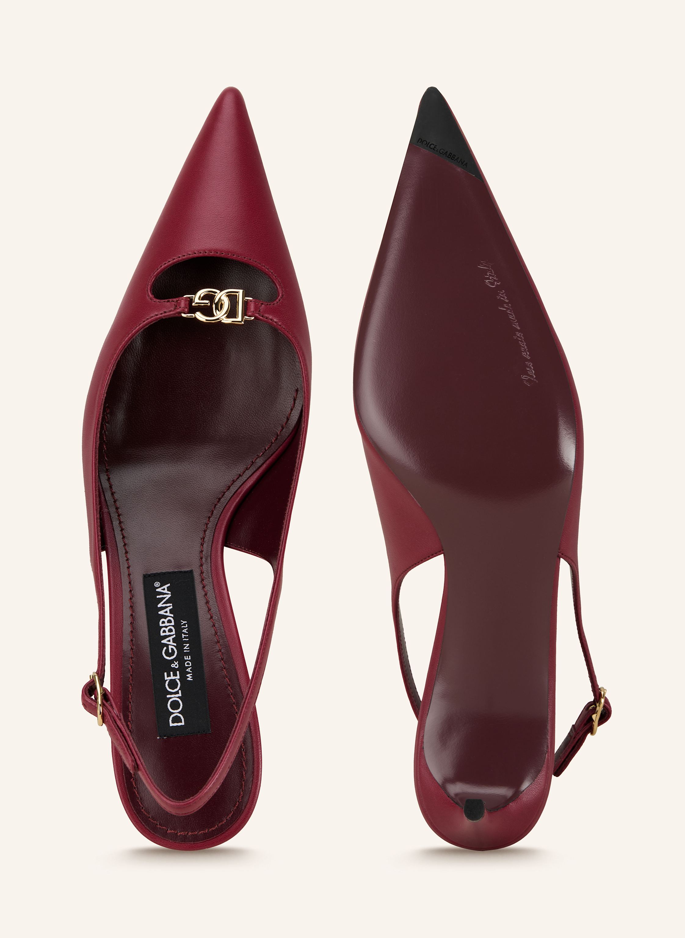 Thumbnail - Dolce & Gabbana Slingpumps rot