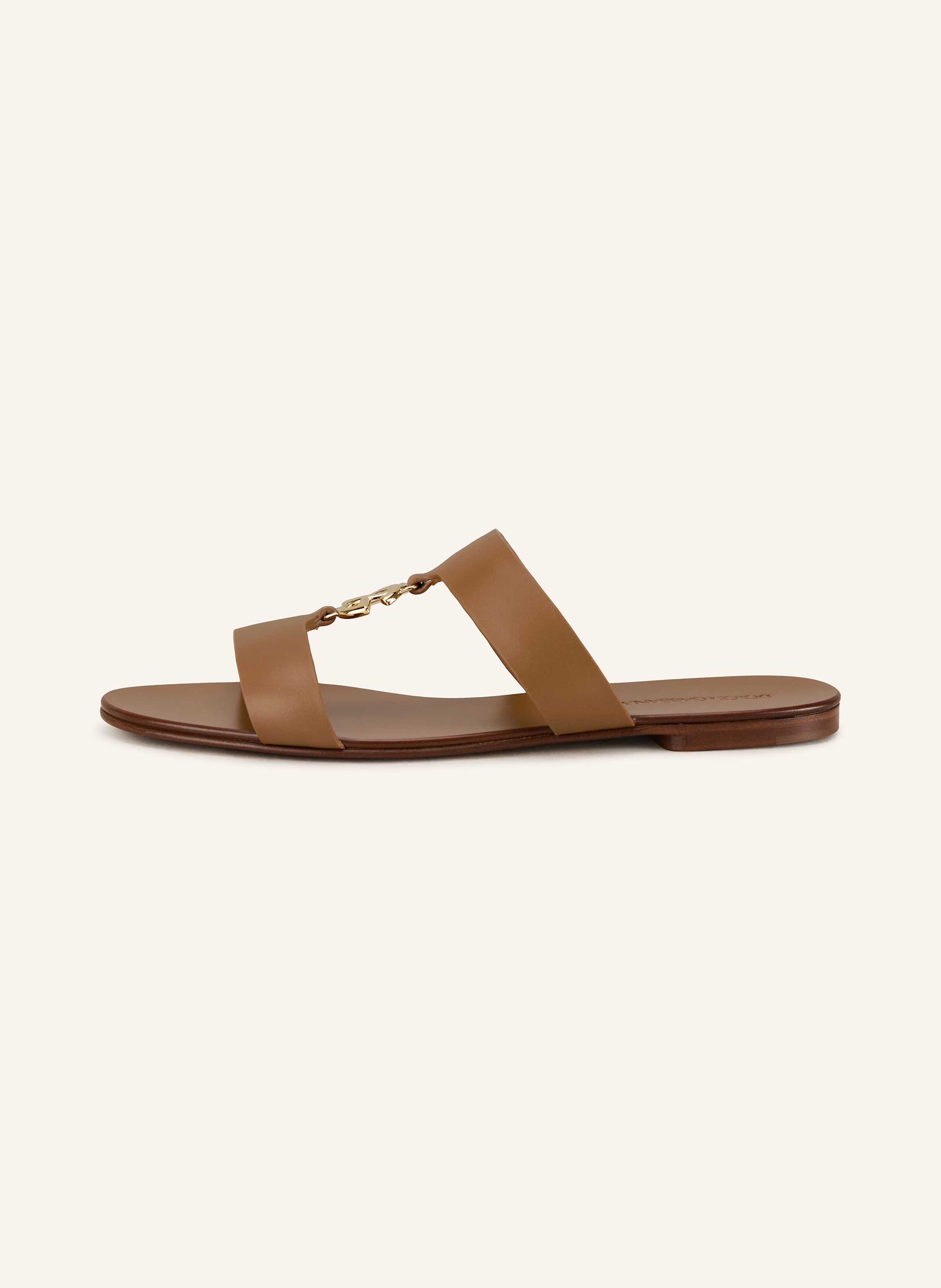 Thumbnail - Dolce & Gabbana Pantoletten braun