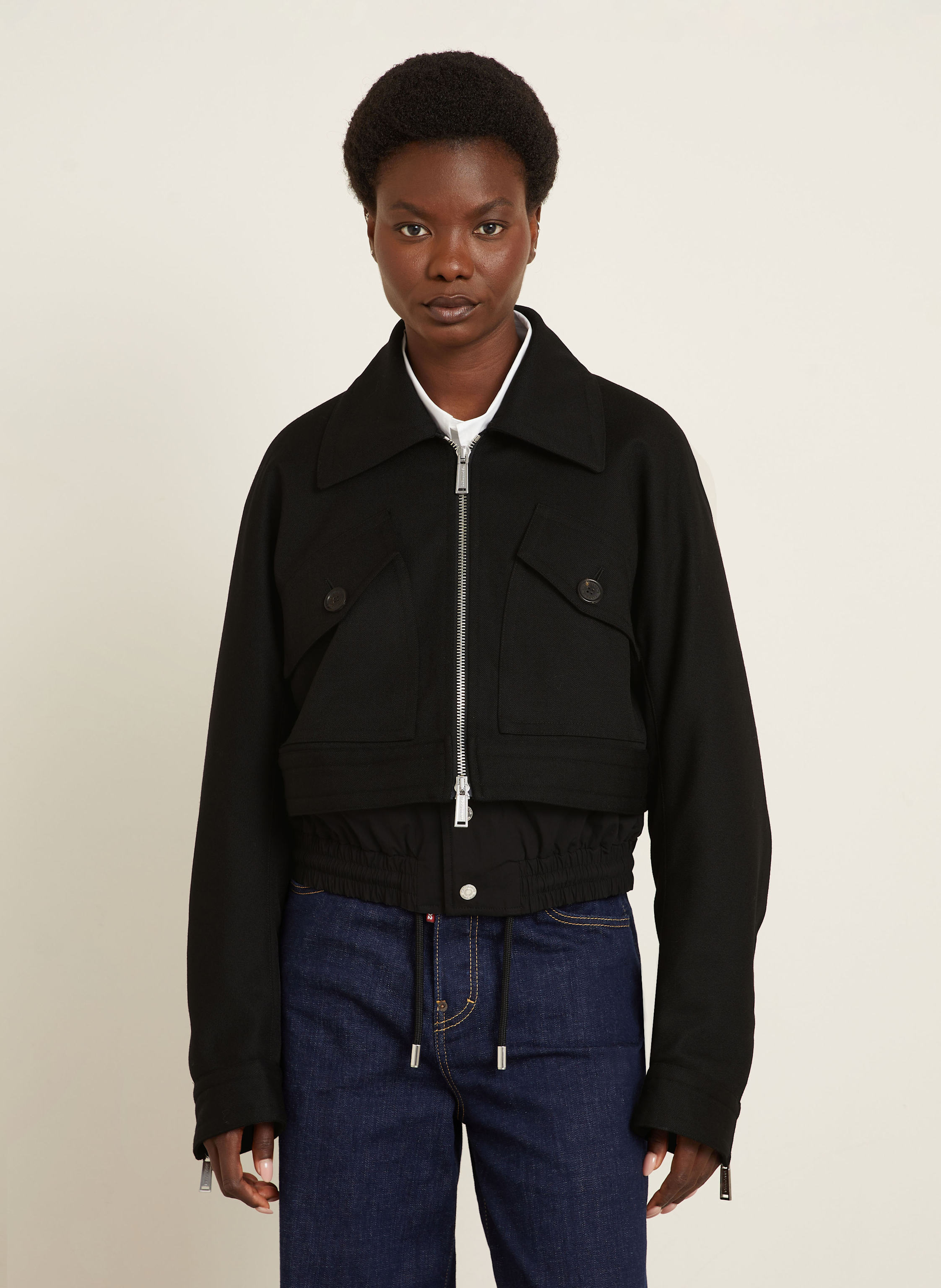 Thumbnail - dsquared2 Blousons Hybrid d2 schwarz