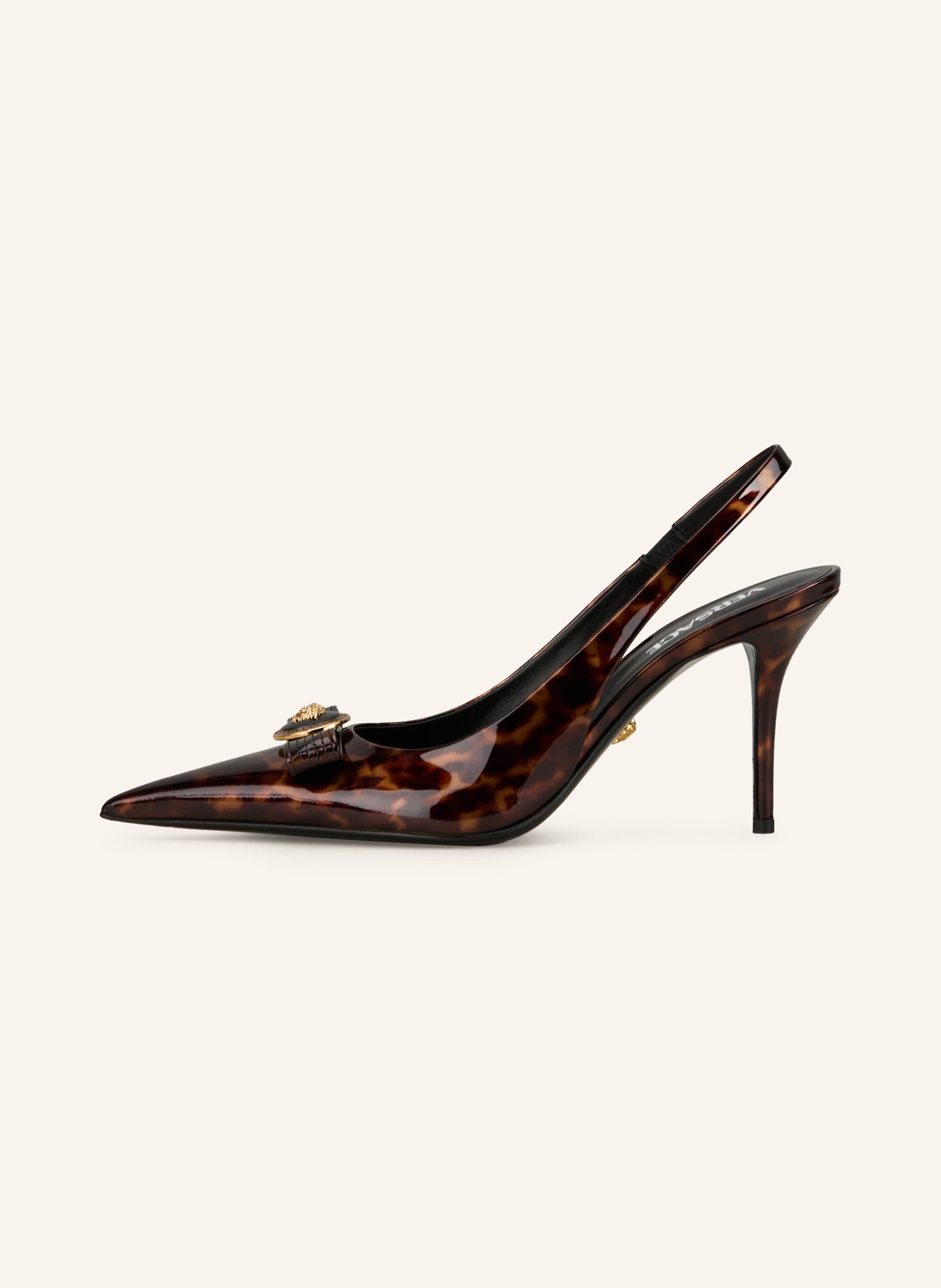 Thumbnail - Versace Slingpumps braun