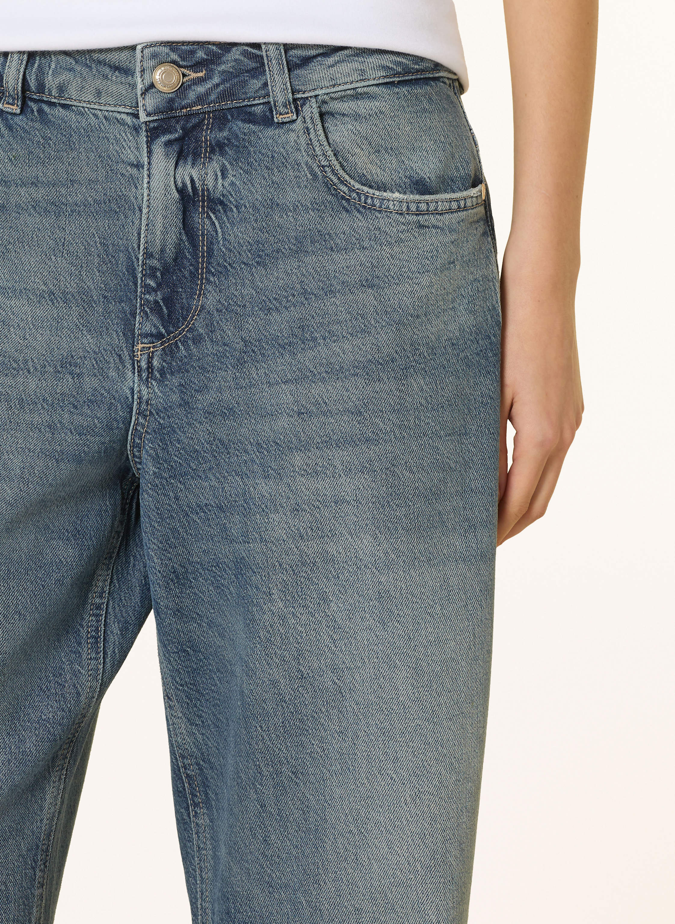 Thumbnail - Mos Mosh Wide Leg Jeans Mmdara Mai blau