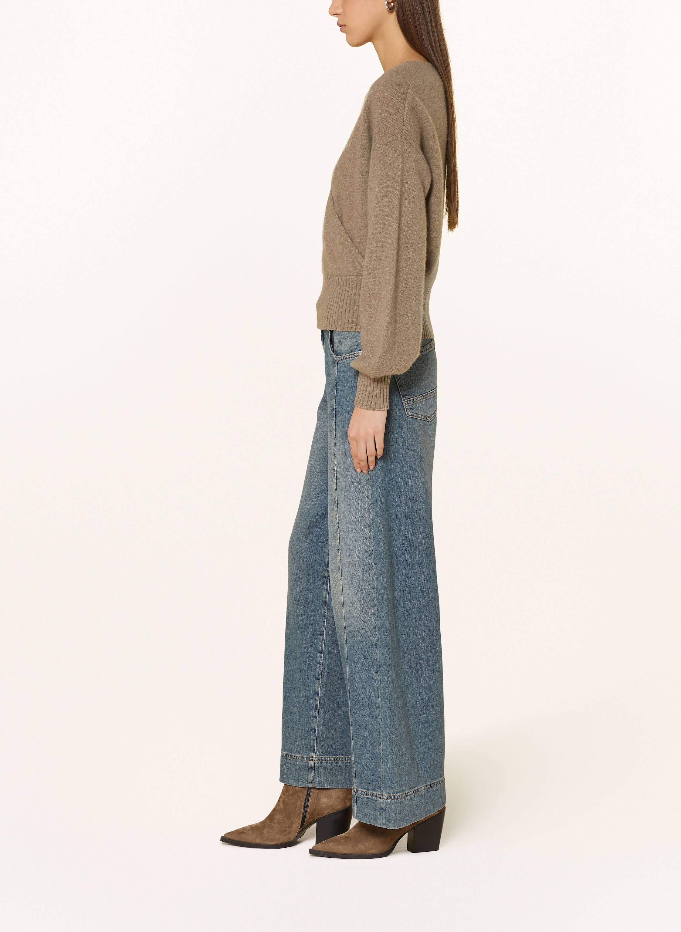 Thumbnail - Mos Mosh Wide Leg Jeans Mmreem blau
