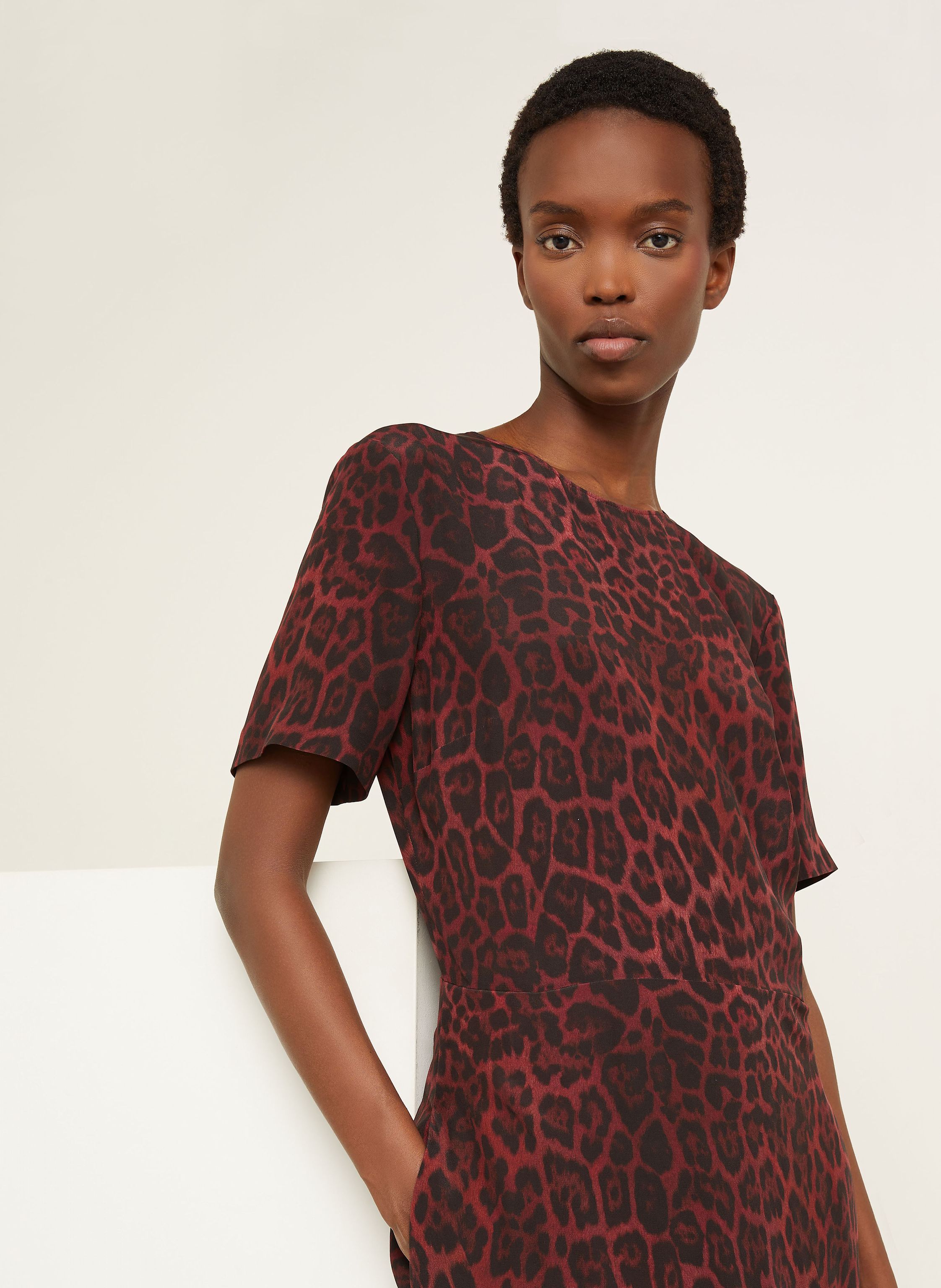 Thumbnail - Stella Mccartney Seidenkleid rot