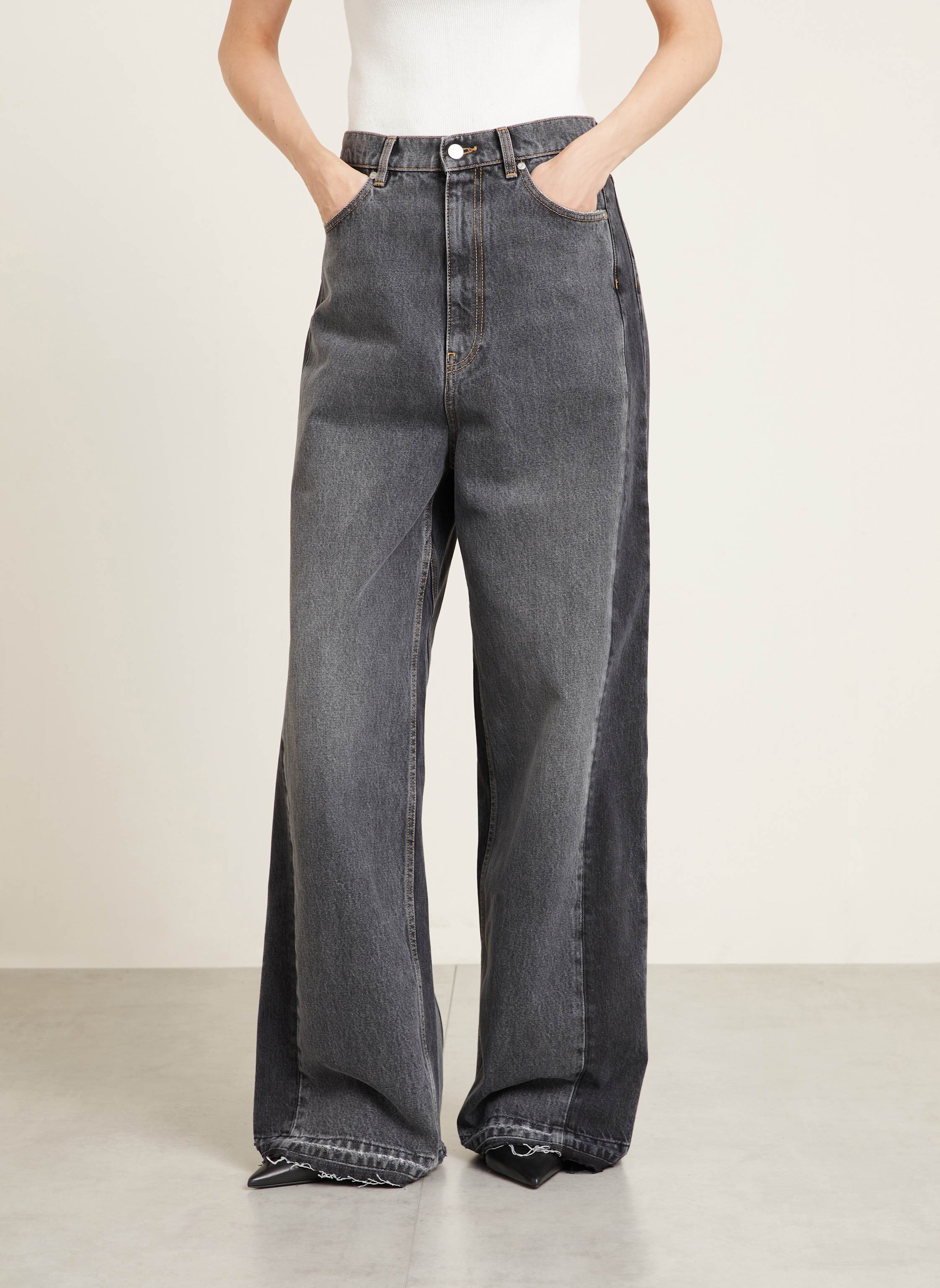 Thumbnail - Stella Mccartney Wide Leg Jeans schwarz
