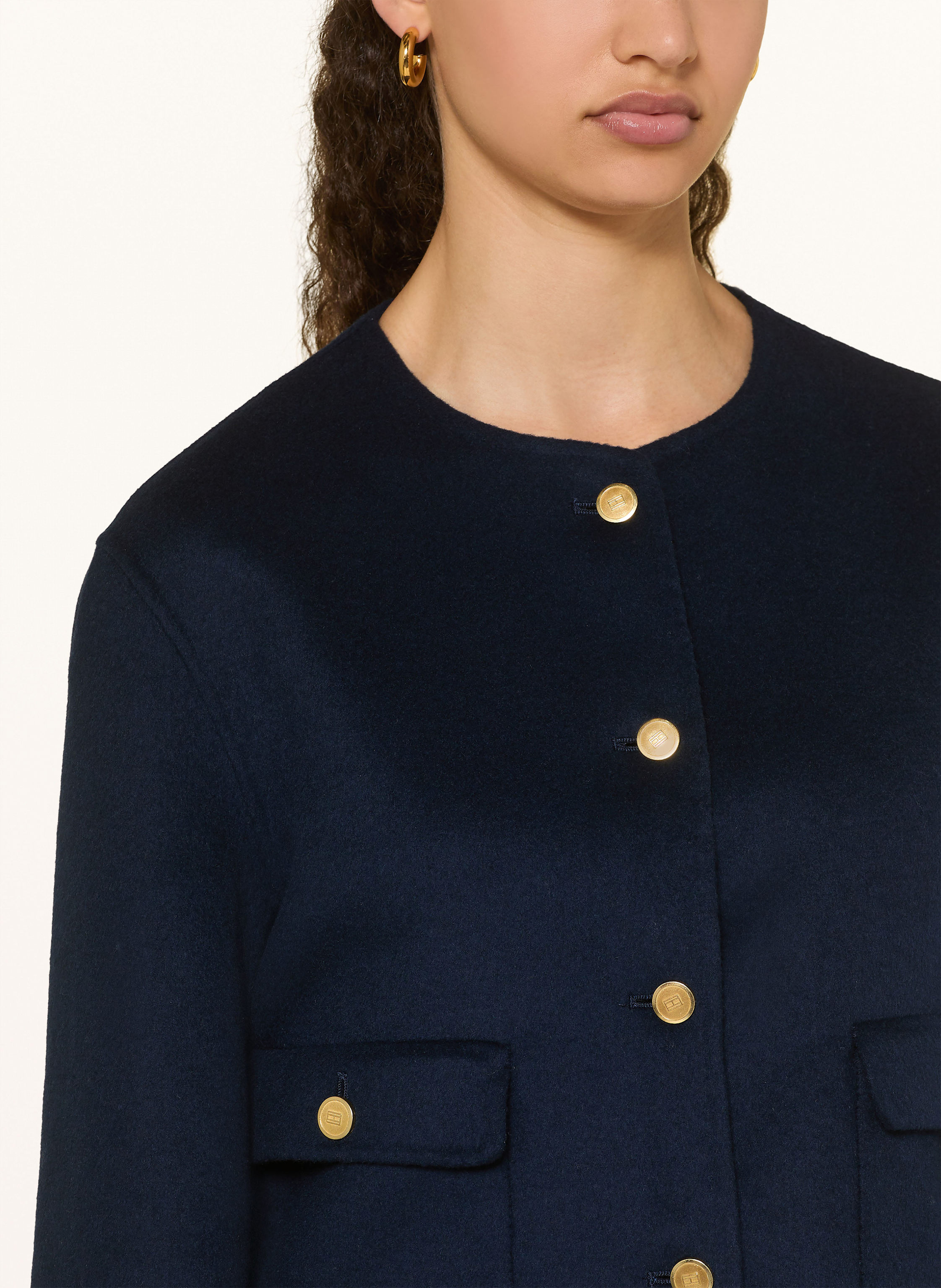 Thumbnail - Tommy Hilfiger Kastenjacke blau