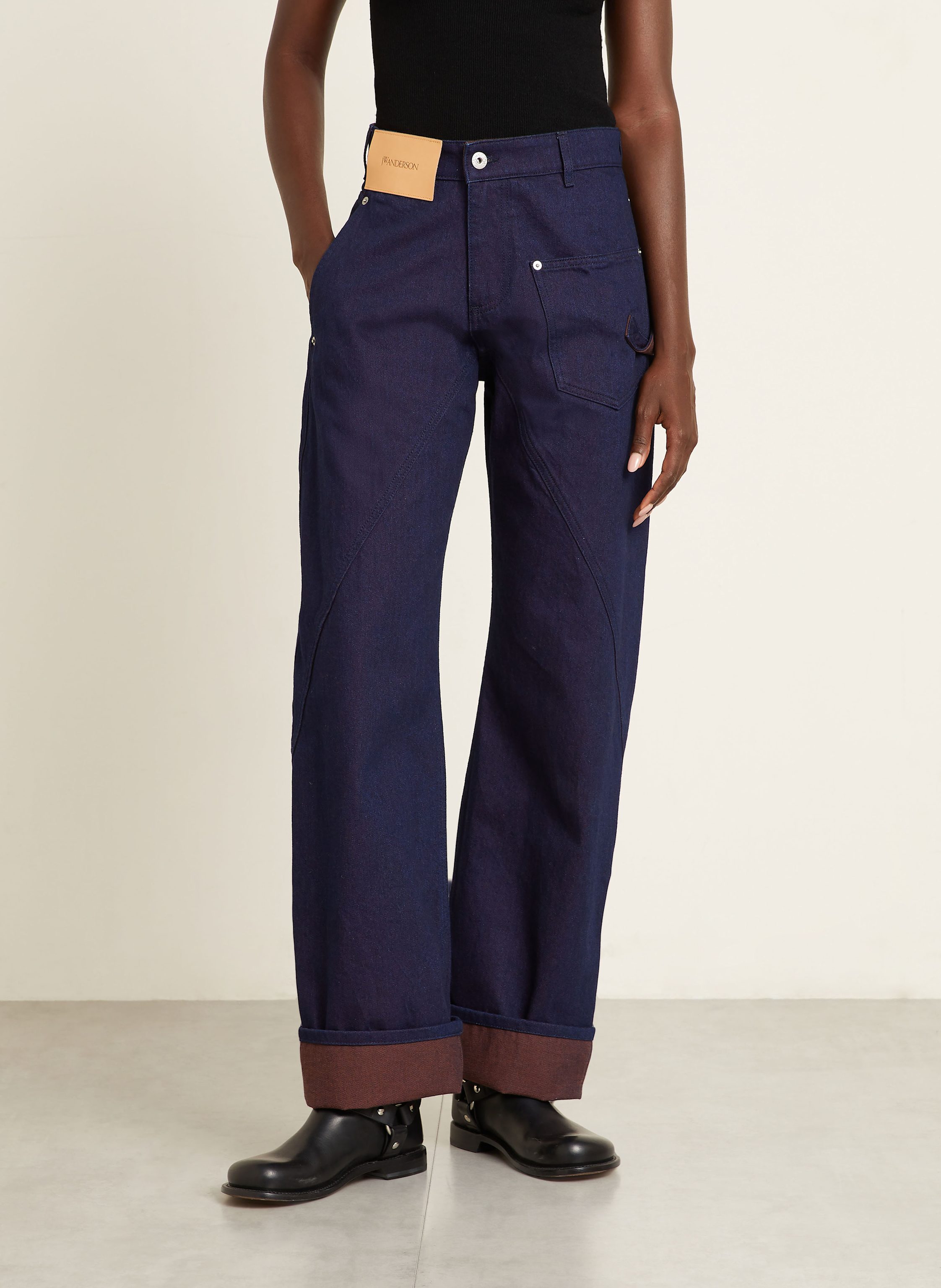Thumbnail - Jw Anderson Straight Jeans blau
