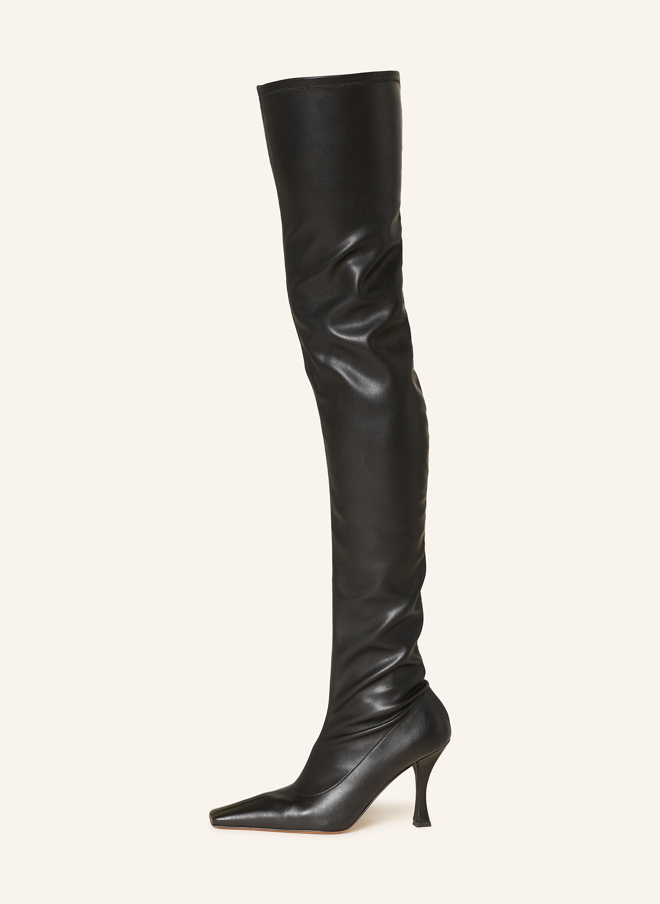 Thumbnail - Proenza Schouler Overknee-Stiefel Trap Over The Knee schwarz