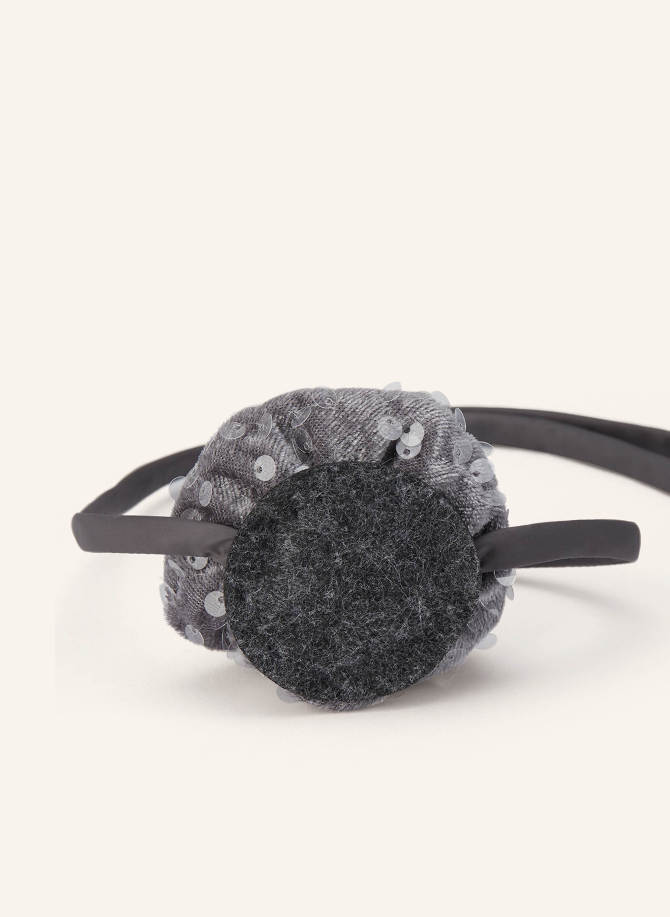 Thumbnail - Luisa Cerano Taillengürtel Aus Samt Mit Pailletten grau